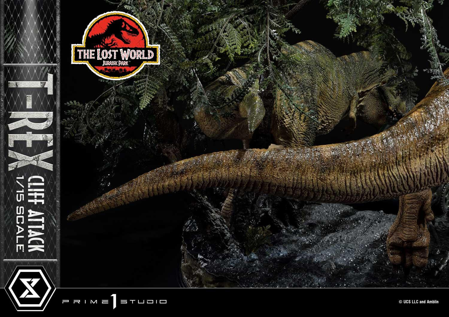 The Lost World: Jurassic Park - Eddie Carr - Tyrannosaurus Rex - Legacy Museum Collection  (LMCJP-09) - T-Rex Cliff Attack - 1/15 (Prime 1 Studio) photo 10