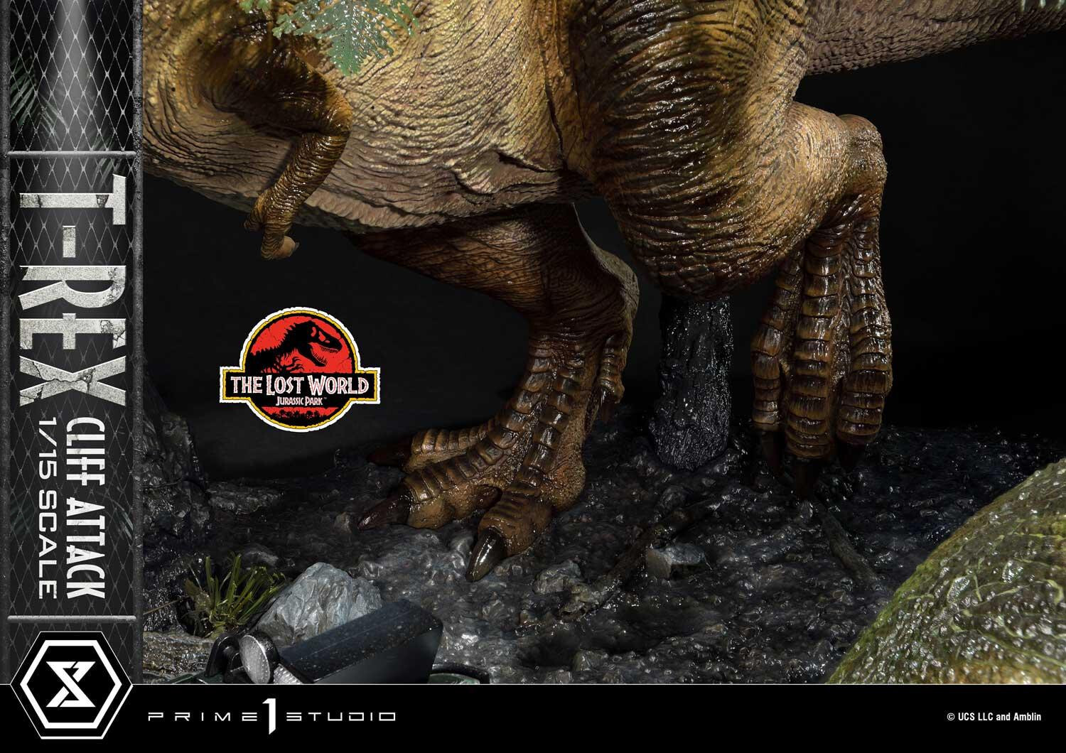 The Lost World: Jurassic Park - Eddie Carr - Tyrannosaurus Rex - Legacy Museum Collection  (LMCJP-09) - T-Rex Cliff Attack - 1/15 (Prime 1 Studio) photo 12