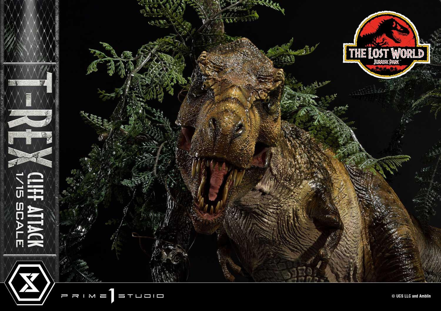 The Lost World: Jurassic Park - Eddie Carr - Tyrannosaurus Rex - Legacy Museum Collection  (LMCJP-09) - T-Rex Cliff Attack - 1/15 (Prime 1 Studio) photo 13
