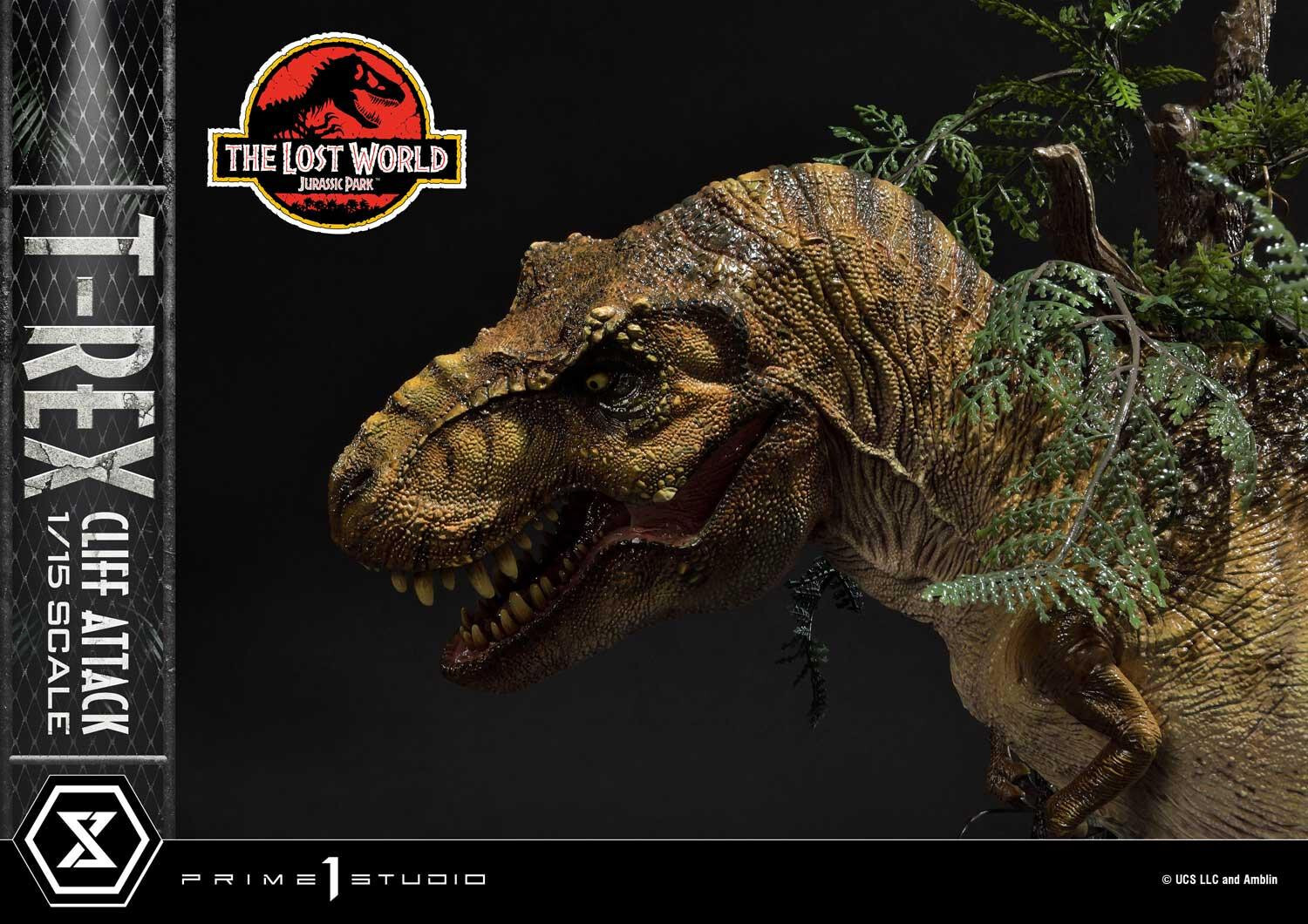 The Lost World: Jurassic Park - Eddie Carr - Tyrannosaurus Rex - Legacy Museum Collection  (LMCJP-09) - T-Rex Cliff Attack - 1/15 (Prime 1 Studio) photo 14