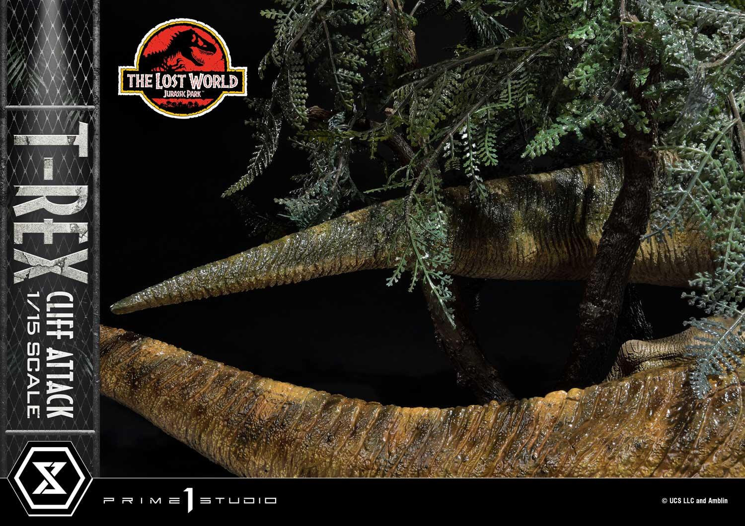 The Lost World: Jurassic Park - Eddie Carr - Tyrannosaurus Rex - Legacy Museum Collection  (LMCJP-09) - T-Rex Cliff Attack - 1/15 (Prime 1 Studio) photo 15