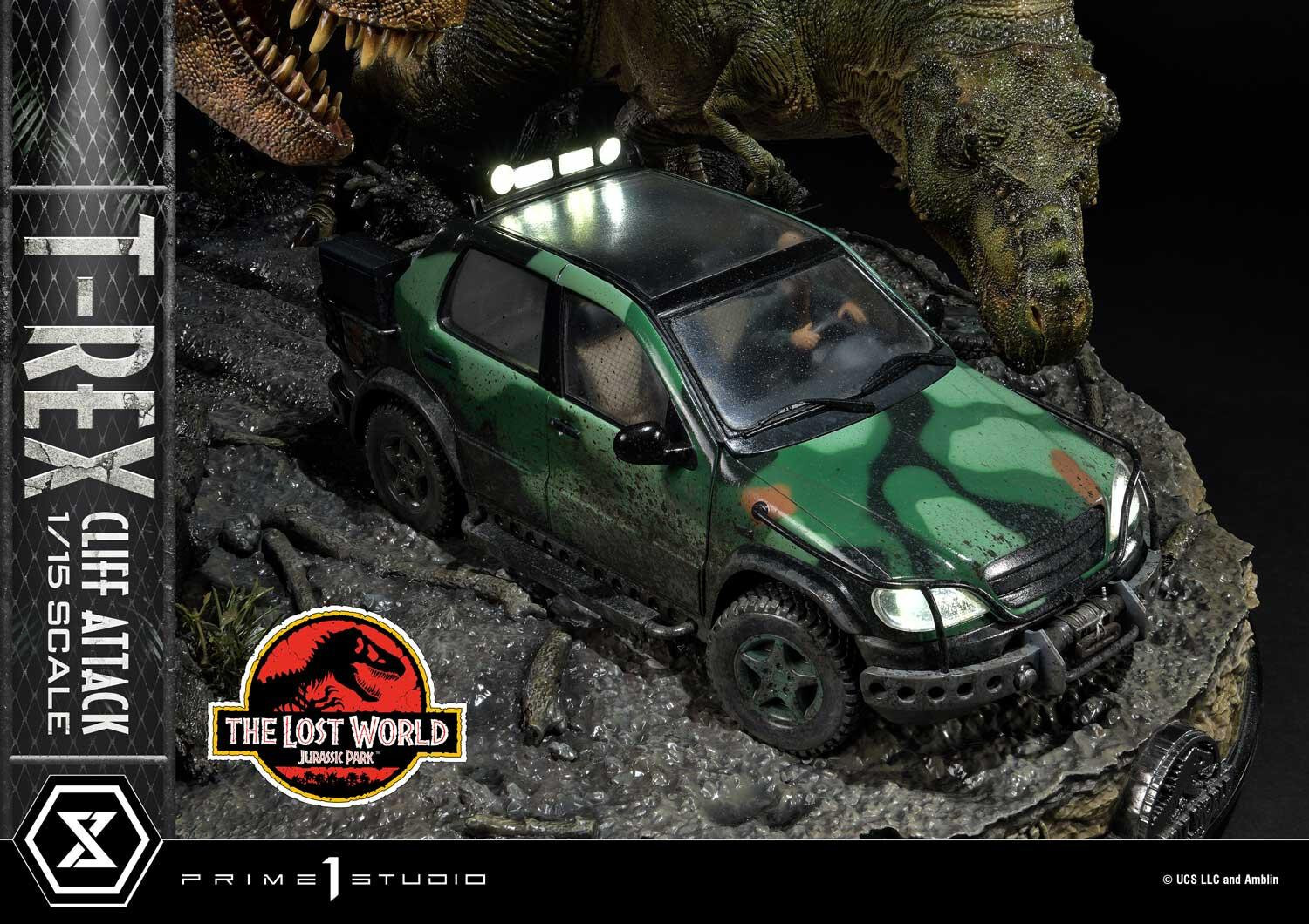 The Lost World: Jurassic Park - Eddie Carr - Tyrannosaurus Rex - Legacy Museum Collection  (LMCJP-09) - T-Rex Cliff Attack - 1/15 (Prime 1 Studio) photo 17