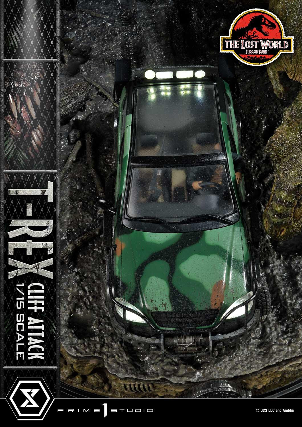 The Lost World: Jurassic Park - Eddie Carr - Tyrannosaurus Rex - Legacy Museum Collection  (LMCJP-09) - T-Rex Cliff Attack - 1/15 (Prime 1 Studio) photo 24
