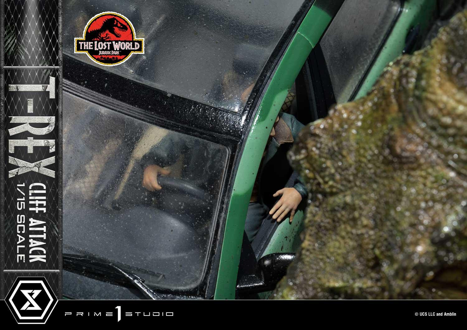 The Lost World: Jurassic Park - Eddie Carr - Tyrannosaurus Rex - Legacy Museum Collection  (LMCJP-09) - T-Rex Cliff Attack - 1/15 (Prime 1 Studio) photo 35