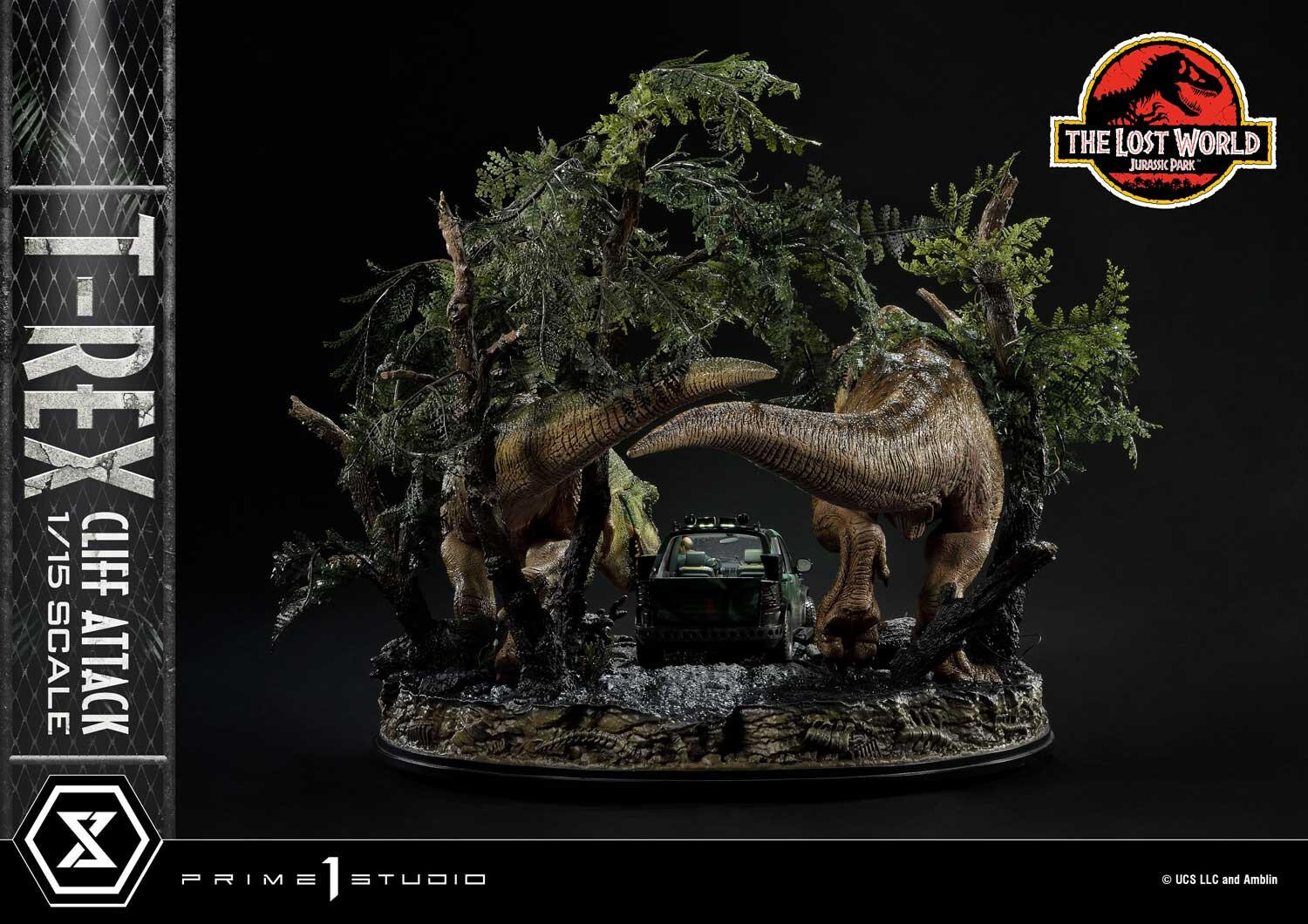 The Lost World: Jurassic Park - Eddie Carr - Tyrannosaurus Rex - Legacy Museum Collection  (LMCJP-09) - T-Rex Cliff Attack - 1/15 (Prime 1 Studio) photo 39