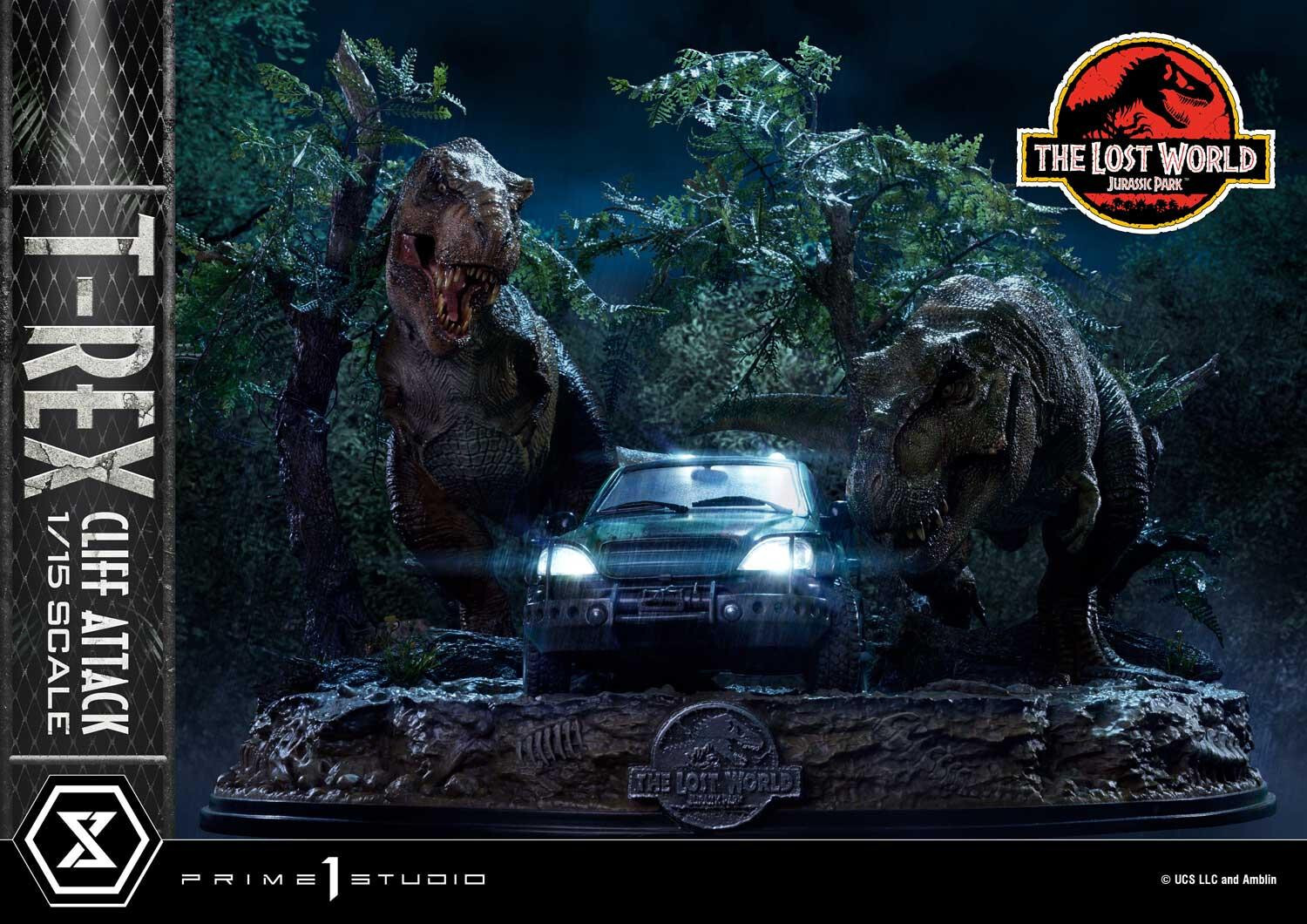 The Lost World: Jurassic Park - Eddie Carr - Tyrannosaurus Rex - Legacy Museum Collection  (LMCJP-09) - T-Rex Cliff Attack - 1/15 (Prime 1 Studio) photo 40
