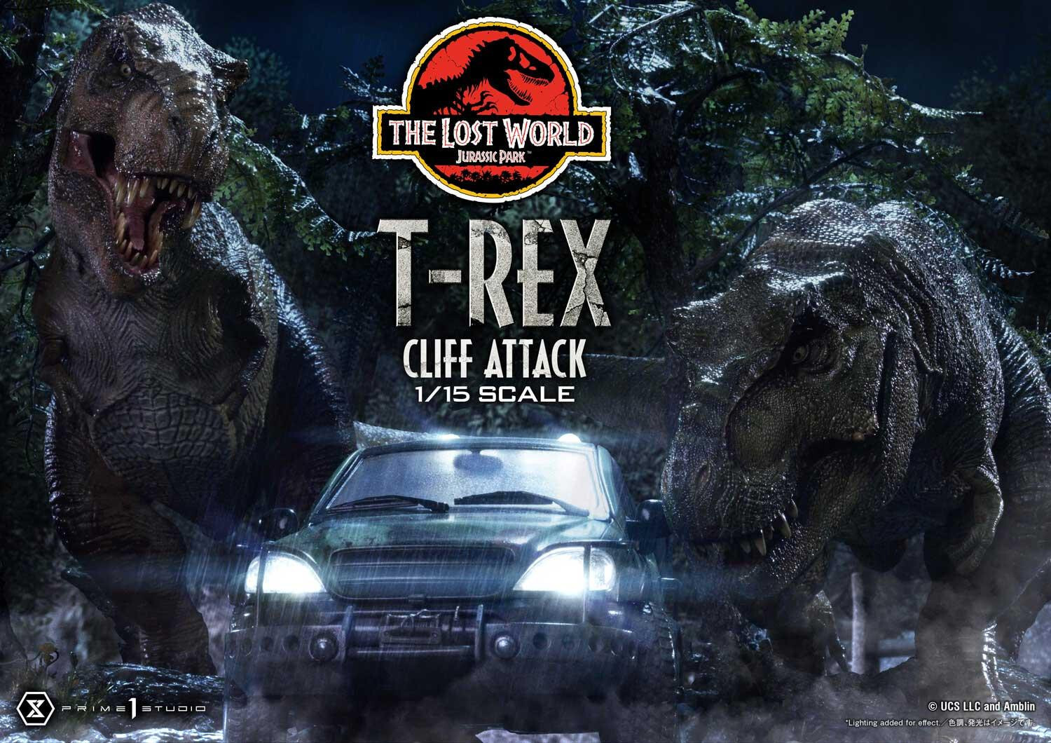 The Lost World: Jurassic Park - Eddie Carr - Tyrannosaurus Rex - Legacy Museum Collection  (LMCJP-09) - T-Rex Cliff Attack - 1/15 (Prime 1 Studio) photo 47