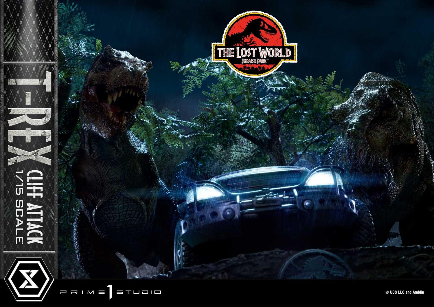 The Lost World: Jurassic Park - Eddie Carr - Tyrannosaurus Rex - Legacy Museum Collection  (LMCJP-09) - T-Rex Cliff Attack - 1/15 (Prime 1 Studio) photo 49
