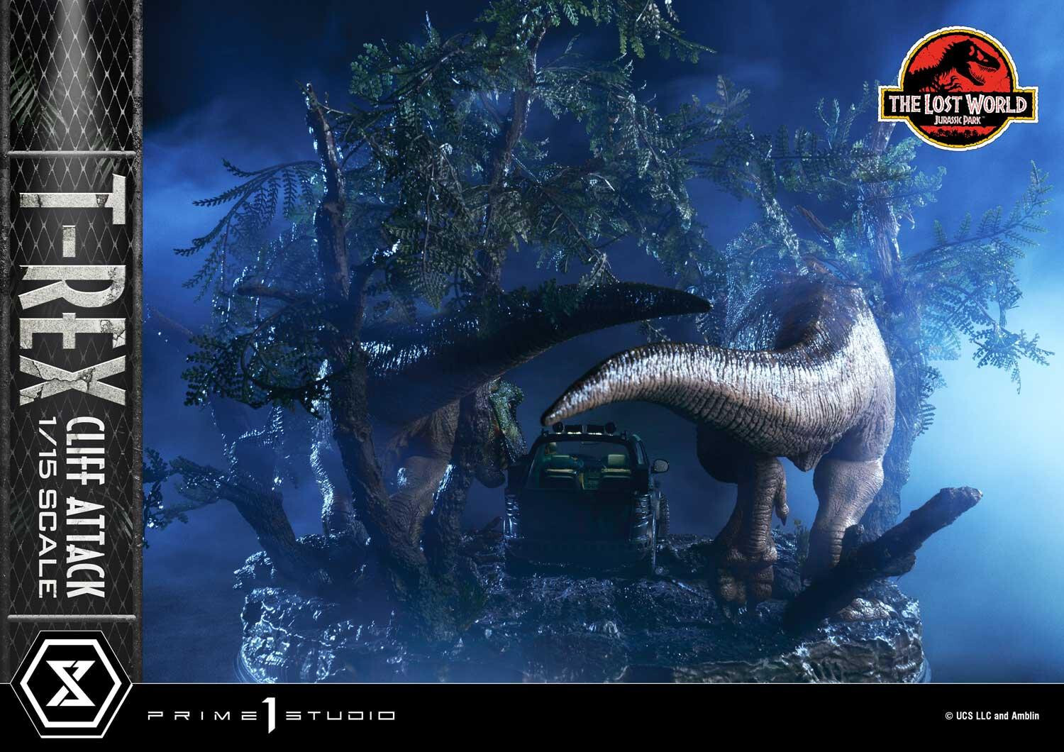 The Lost World: Jurassic Park - Eddie Carr - Tyrannosaurus Rex - Legacy Museum Collection  (LMCJP-09) - T-Rex Cliff Attack - 1/15 (Prime 1 Studio) photo 70