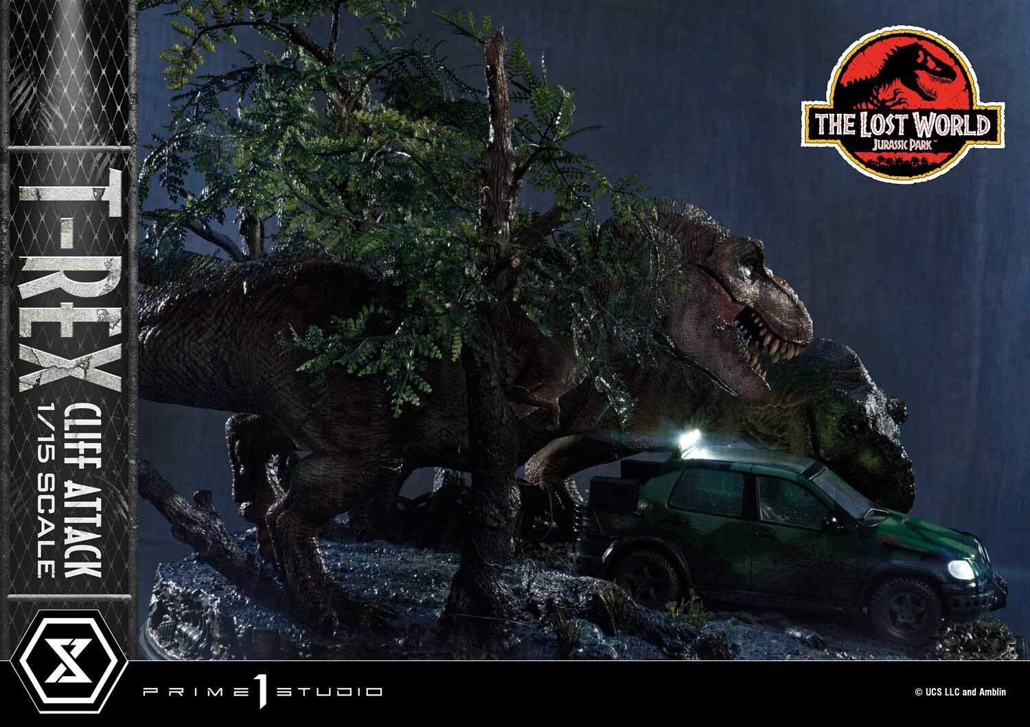 The Lost World: Jurassic Park - Eddie Carr - Tyrannosaurus Rex - Legacy Museum Collection  (LMCJP-09) - T-Rex Cliff Attack - 1/15 (Prime 1 Studio) photo 74