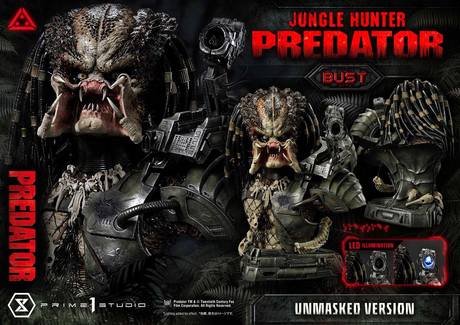 Predator - Bust - Premium Bust  (PBPR-02) - 1/3 - Unmasked Version (Prime 1 Studio) photo 13