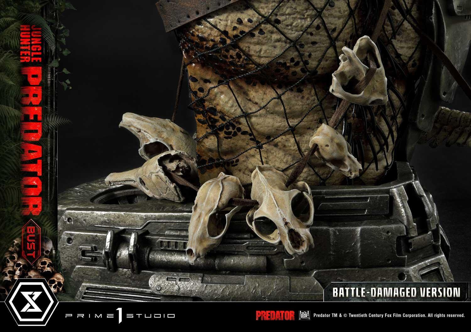 Predator - Bust - Premium Bust  (PBPR-03) - 1/3 - Battle-damaged Version (Prime 1 Studio) photo 3
