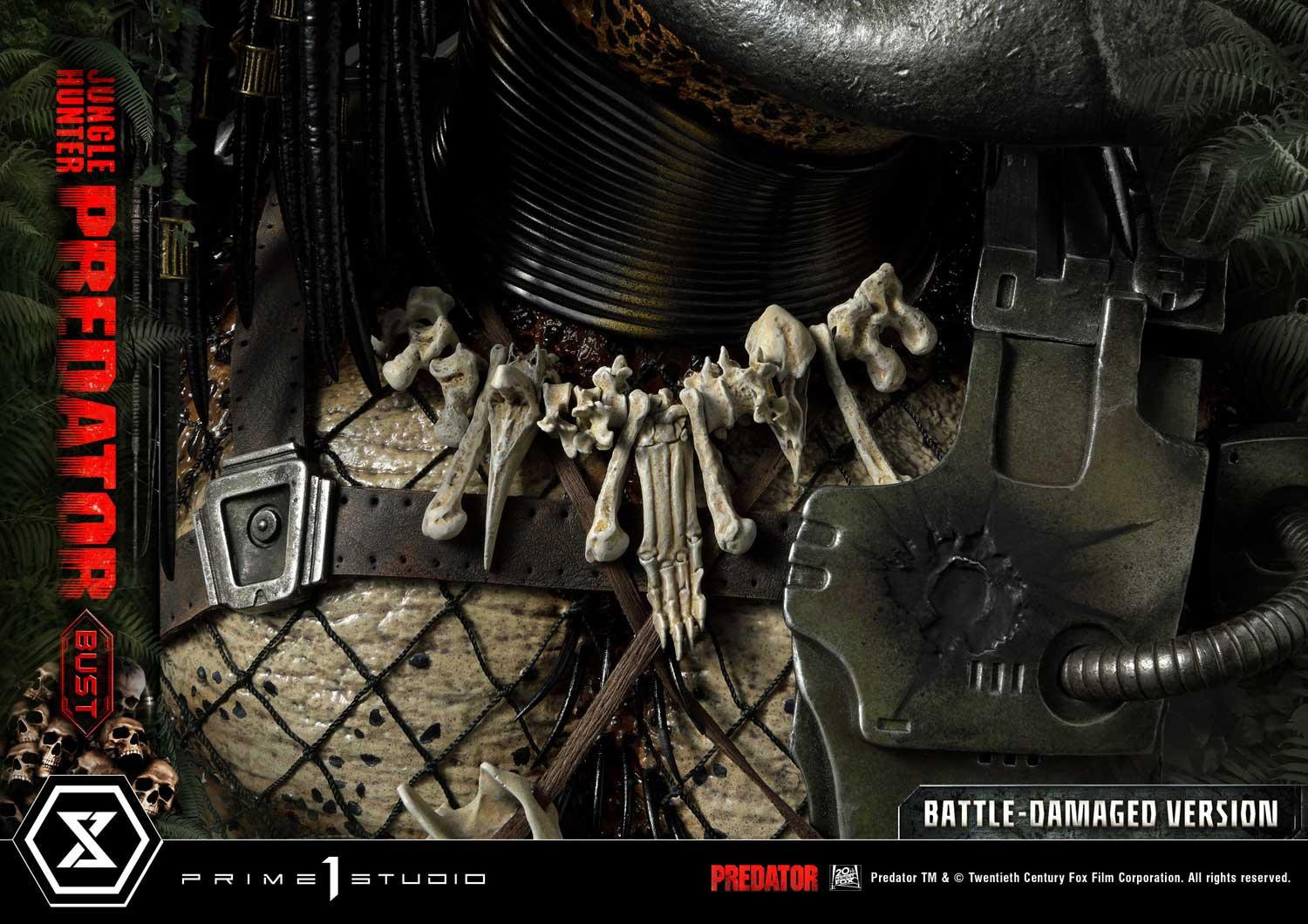 Predator - Bust - Premium Bust  (PBPR-03) - 1/3 - Battle-damaged Version (Prime 1 Studio) photo 4