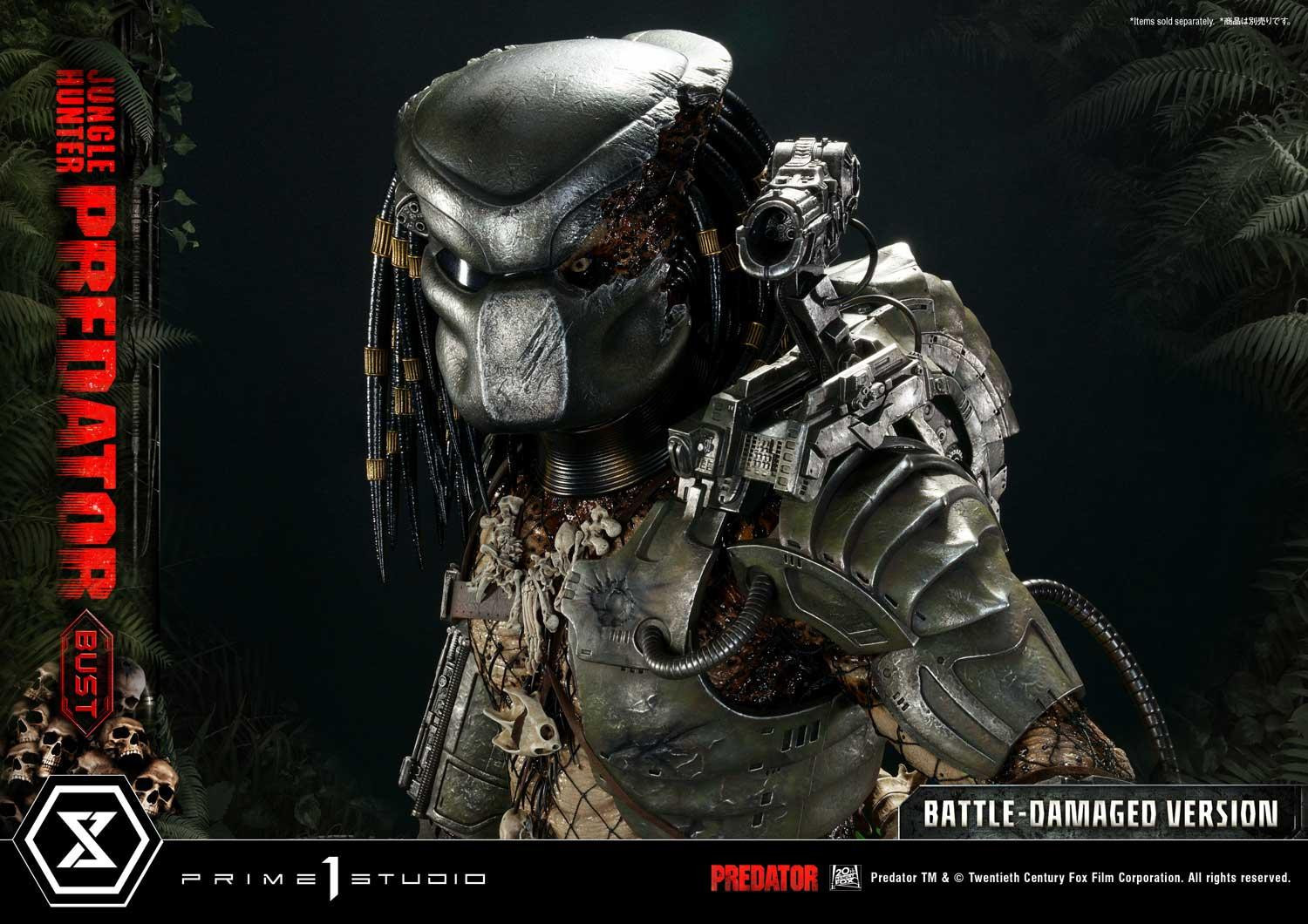 Predator - Bust - Premium Bust  (PBPR-03) - 1/3 - Battle-damaged Version (Prime 1 Studio) photo 5
