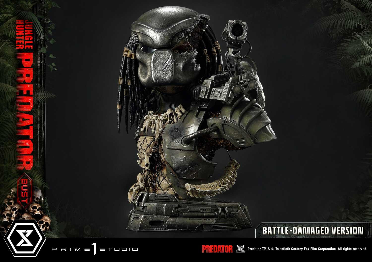 Predator - Bust - Premium Bust  (PBPR-03) - 1/3 - Battle-damaged Version (Prime 1 Studio) photo 8