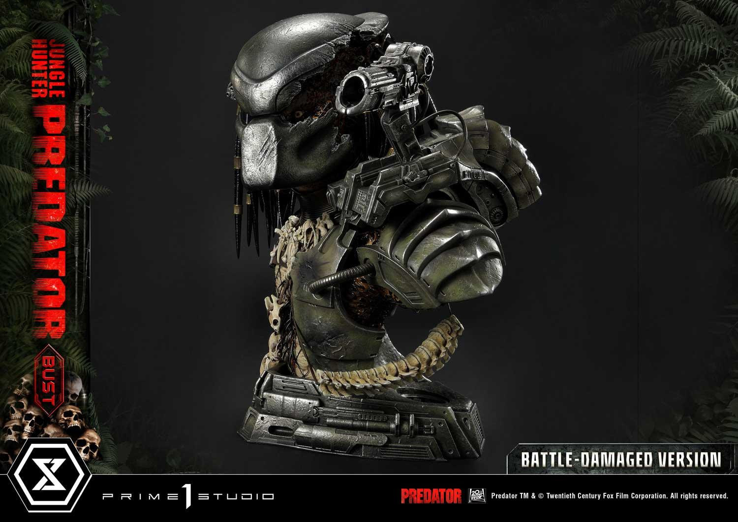 Predator - Bust - Premium Bust  (PBPR-03) - 1/3 - Battle-damaged Version (Prime 1 Studio) photo 9