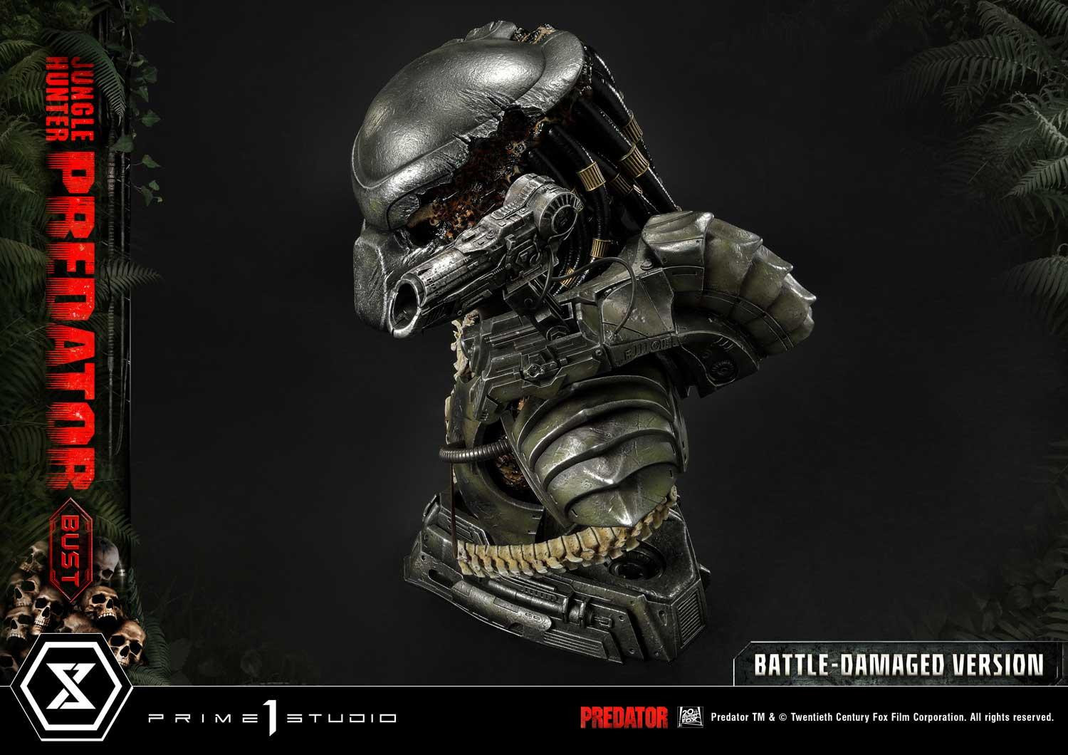 Predator - Bust - Premium Bust  (PBPR-03) - 1/3 - Battle-damaged Version (Prime 1 Studio) photo 10