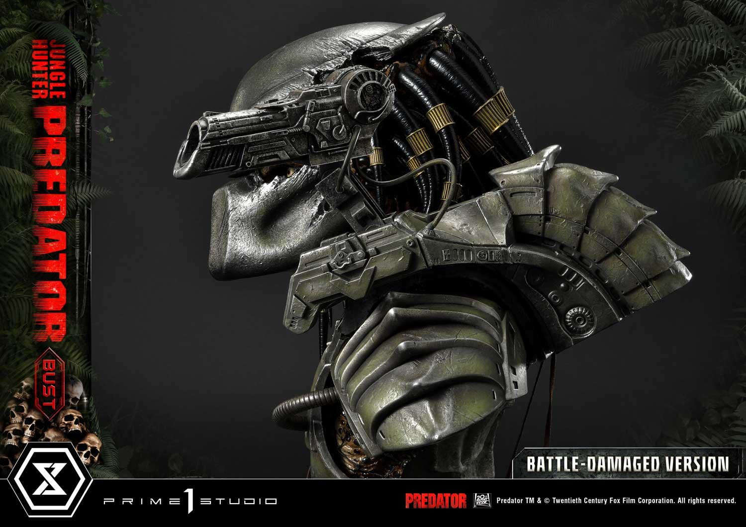 Predator - Bust - Premium Bust  (PBPR-03) - 1/3 - Battle-damaged Version (Prime 1 Studio) photo 11