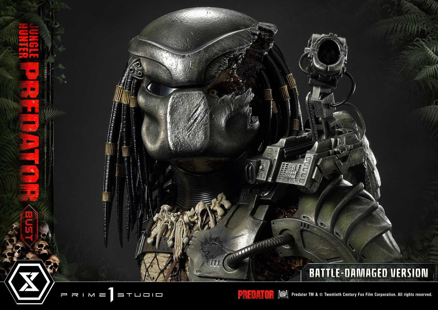 Predator - Bust - Premium Bust  (PBPR-03) - 1/3 - Battle-damaged Version (Prime 1 Studio) photo 12