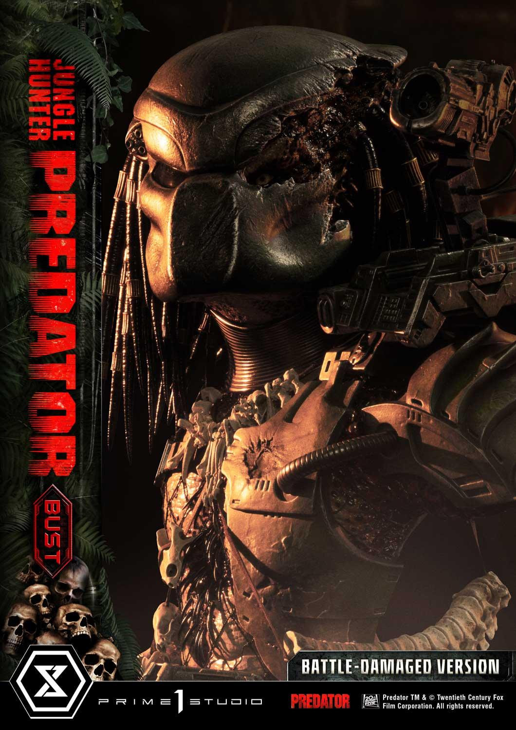 Predator - Bust - Premium Bust  (PBPR-03) - 1/3 - Battle-damaged Version (Prime 1 Studio) photo 21