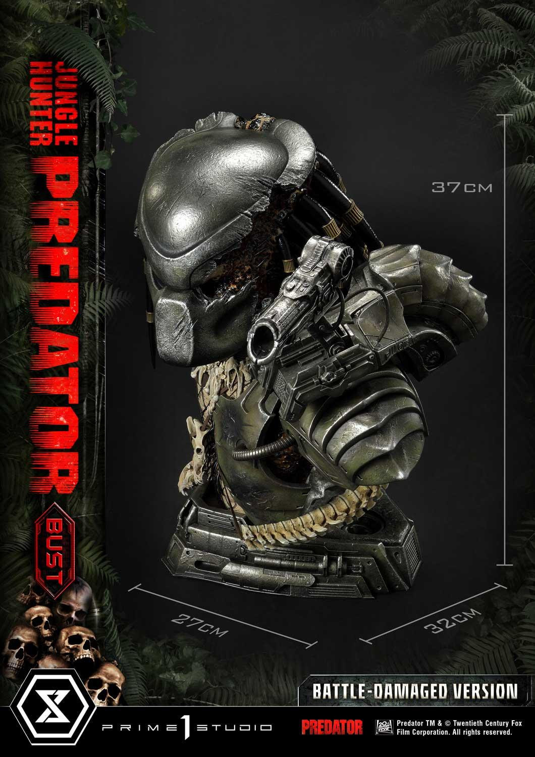 Predator - Bust - Premium Bust  (PBPR-03) - 1/3 - Battle-damaged Version (Prime 1 Studio) photo 23