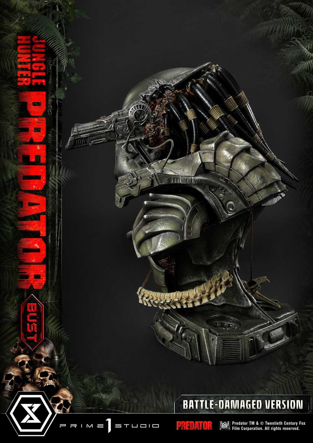 Predator - Bust - Premium Bust  (PBPR-03) - 1/3 - Battle-damaged Version (Prime 1 Studio) photo 25