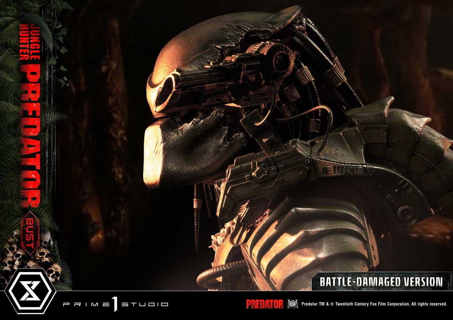 Predator - Bust - Premium Bust  (PBPR-03) - 1/3 - Battle-damaged Version (Prime 1 Studio) photo 29
