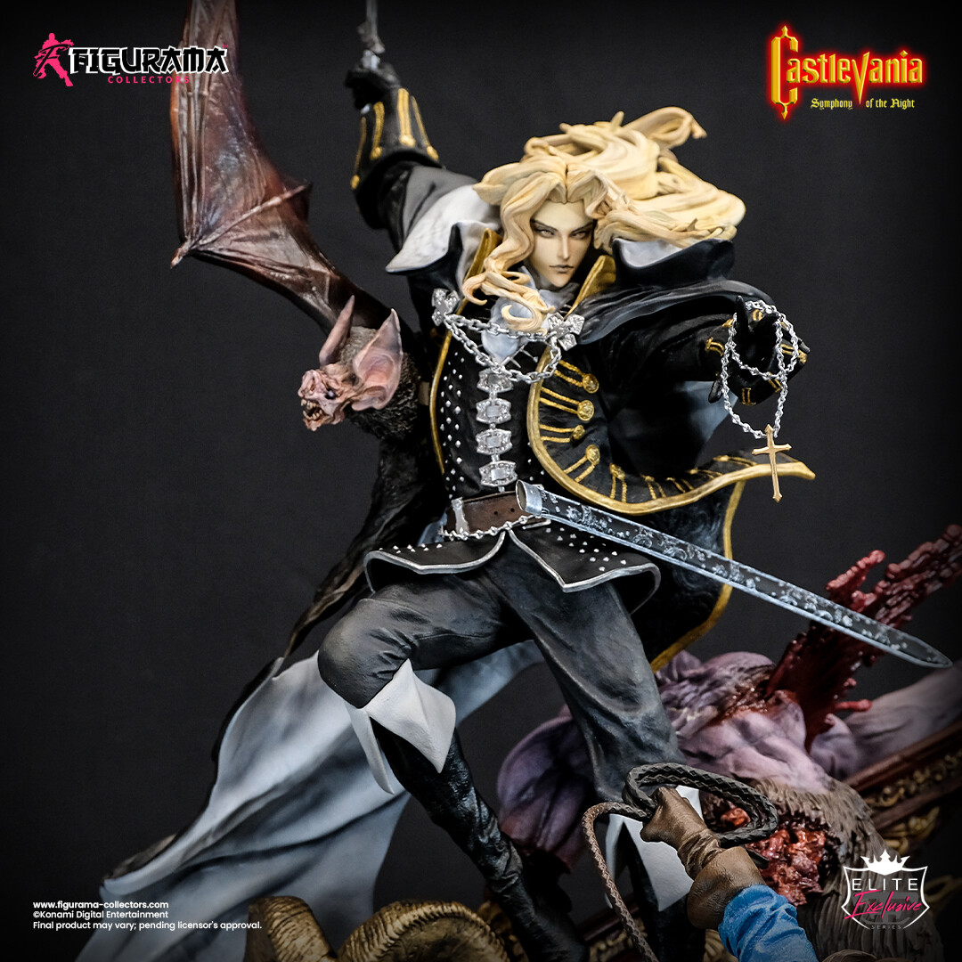 Akumajou Dracula X: Gekka no Yasoukyoku - Alucard - Richter Belmont - Elite Exclusive Statue - 1/6 (Figurama Collectors) photo 7