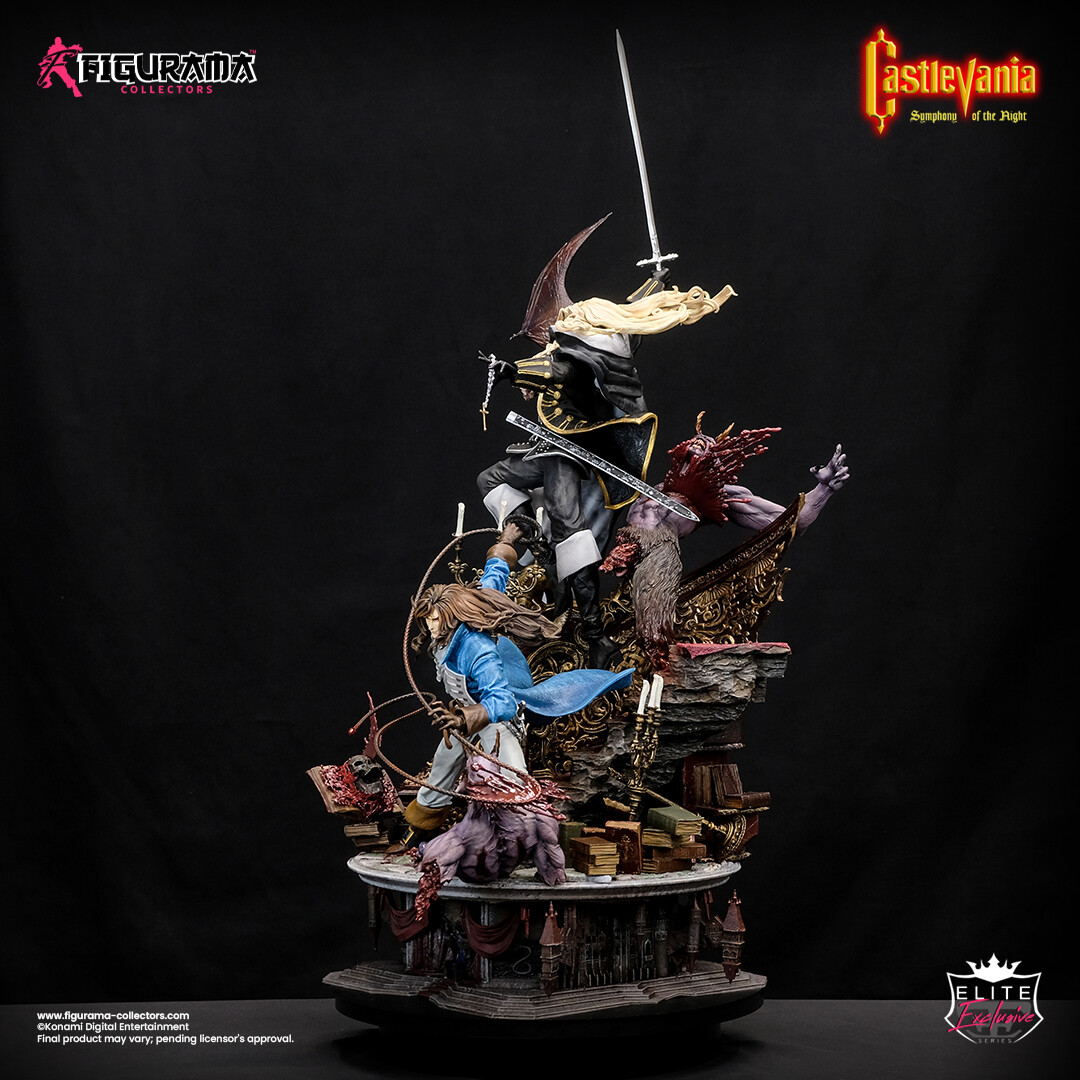 Akumajou Dracula X: Gekka no Yasoukyoku - Alucard - Richter Belmont - Elite Exclusive Statue - 1/6 (Figurama Collectors) photo 8