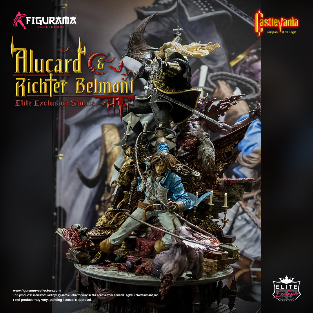 Akumajou Dracula X: Gekka no Yasoukyoku - Alucard - Richter Belmont - Elite Exclusive Statue - 1/6 (Figurama Collectors) photo 9