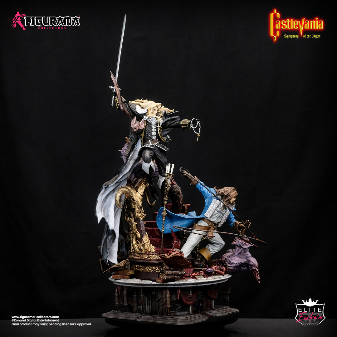 Akumajou Dracula X: Gekka no Yasoukyoku - Alucard - Richter Belmont - Elite Exclusive Statue - 1/6 (Figurama Collectors) photo 10