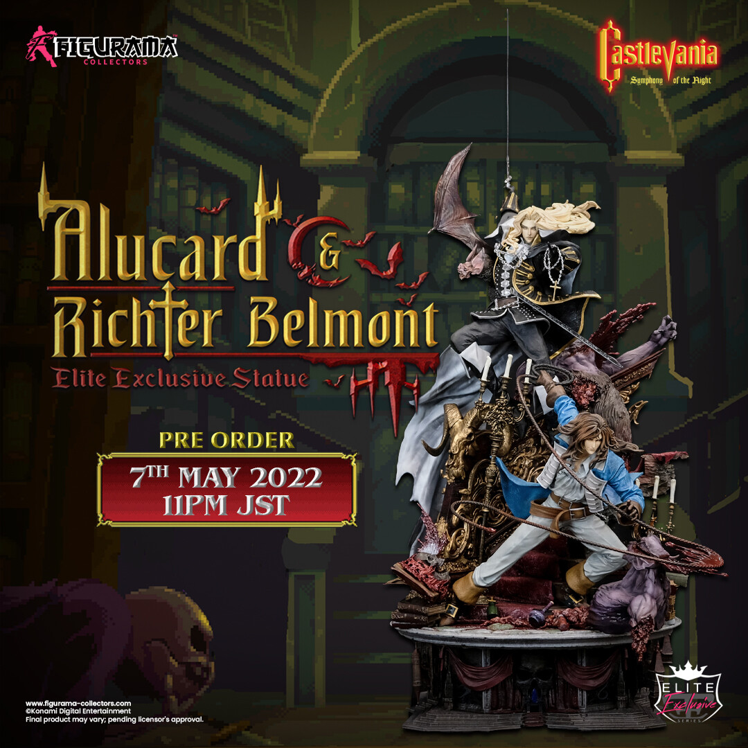 Akumajou Dracula X: Gekka no Yasoukyoku - Alucard - Richter Belmont - Elite Exclusive Statue - 1/6 (Figurama Collectors) photo 11