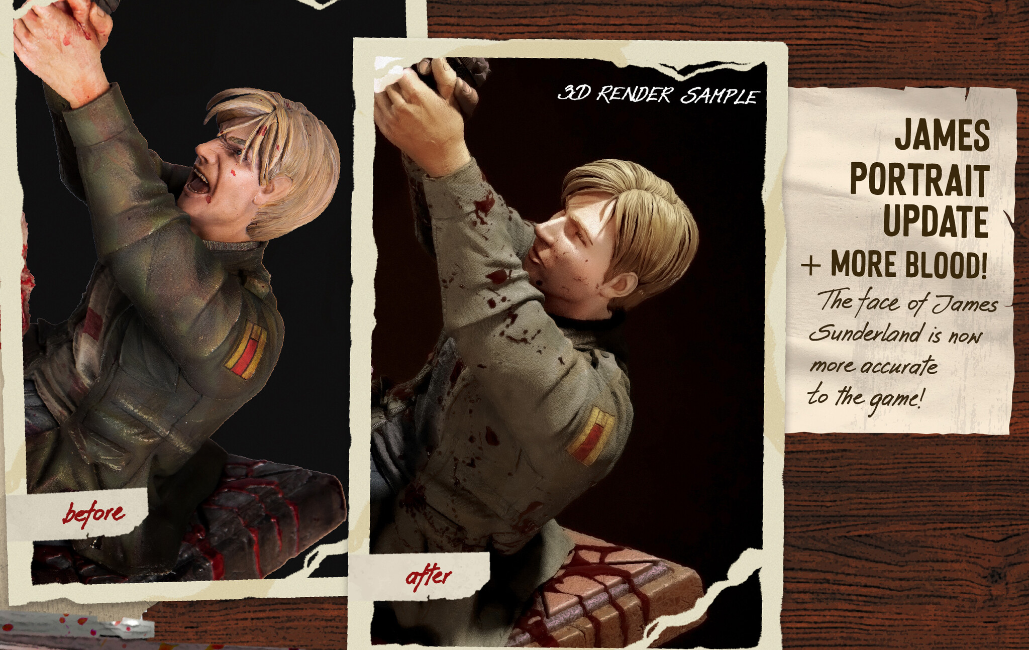 Silent Hill 2 - James Sunderland - Red Pyramid Thing - Elite Exclusive Statue - 1/4 (Figurama Collectors)