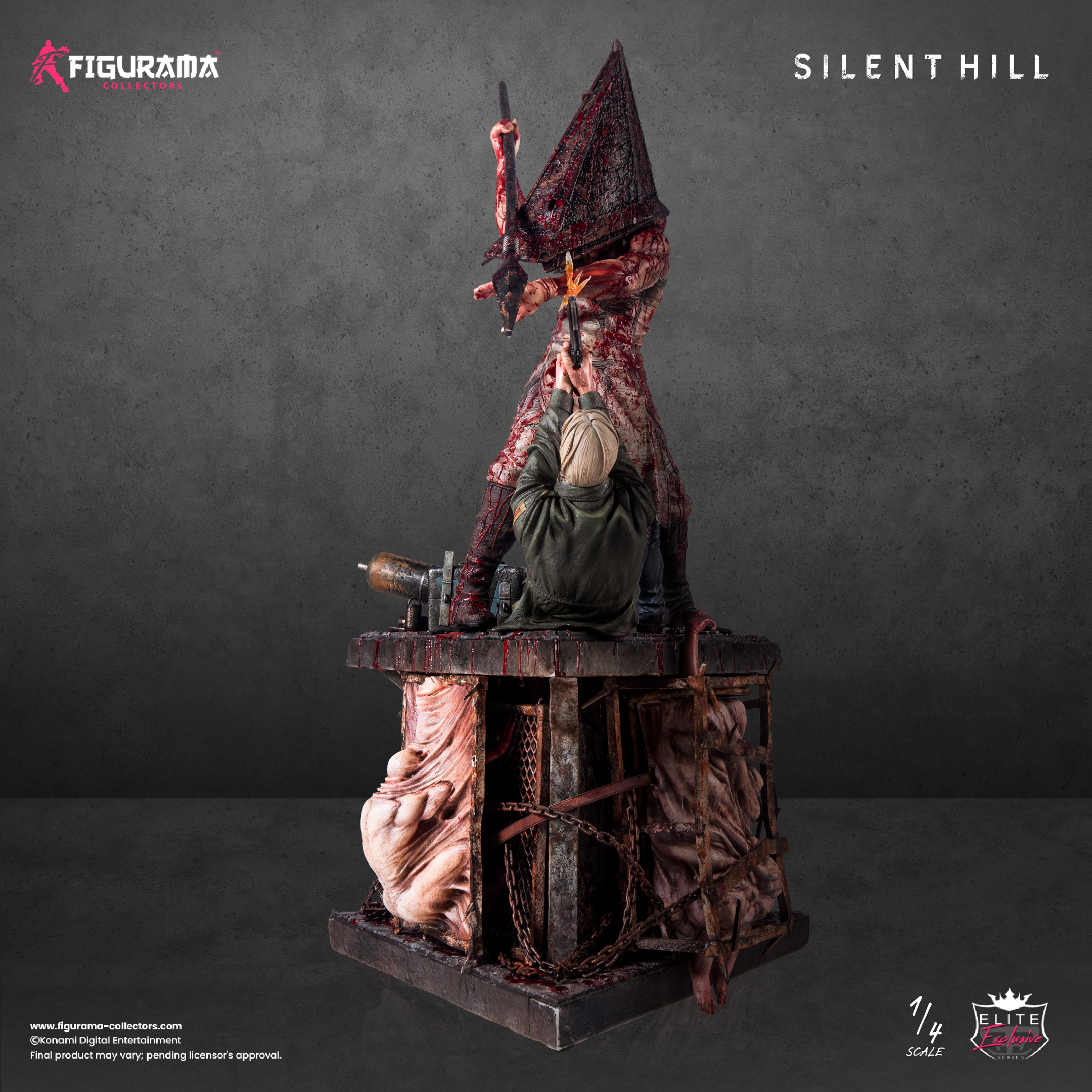 Silent Hill 2 - James Sunderland - Red Pyramid Thing - Elite Exclusive Statue - 1/4 (Figurama Collectors) photo 14