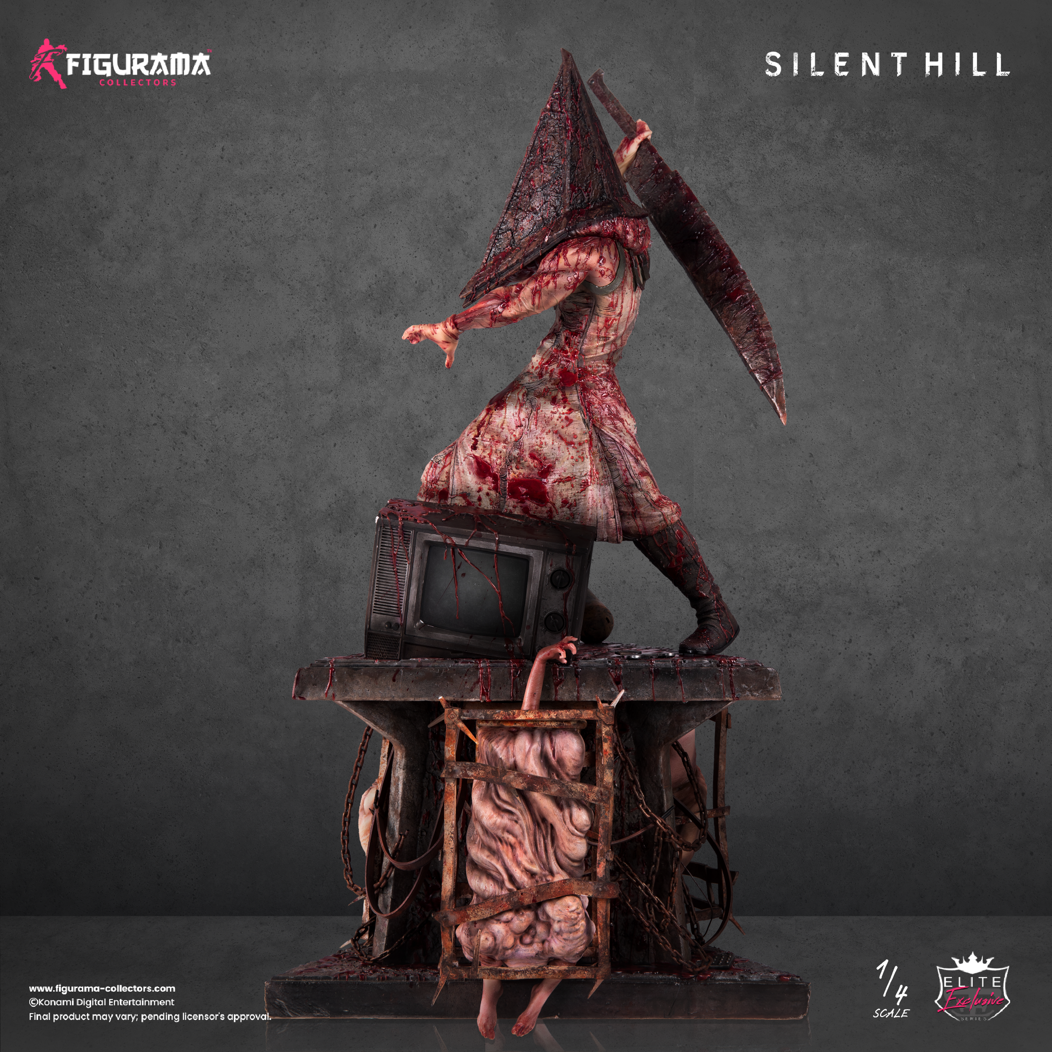 Silent Hill 2 - James Sunderland - Red Pyramid Thing - Elite Exclusive Statue - 1/4 (Figurama Collectors) photo 15
