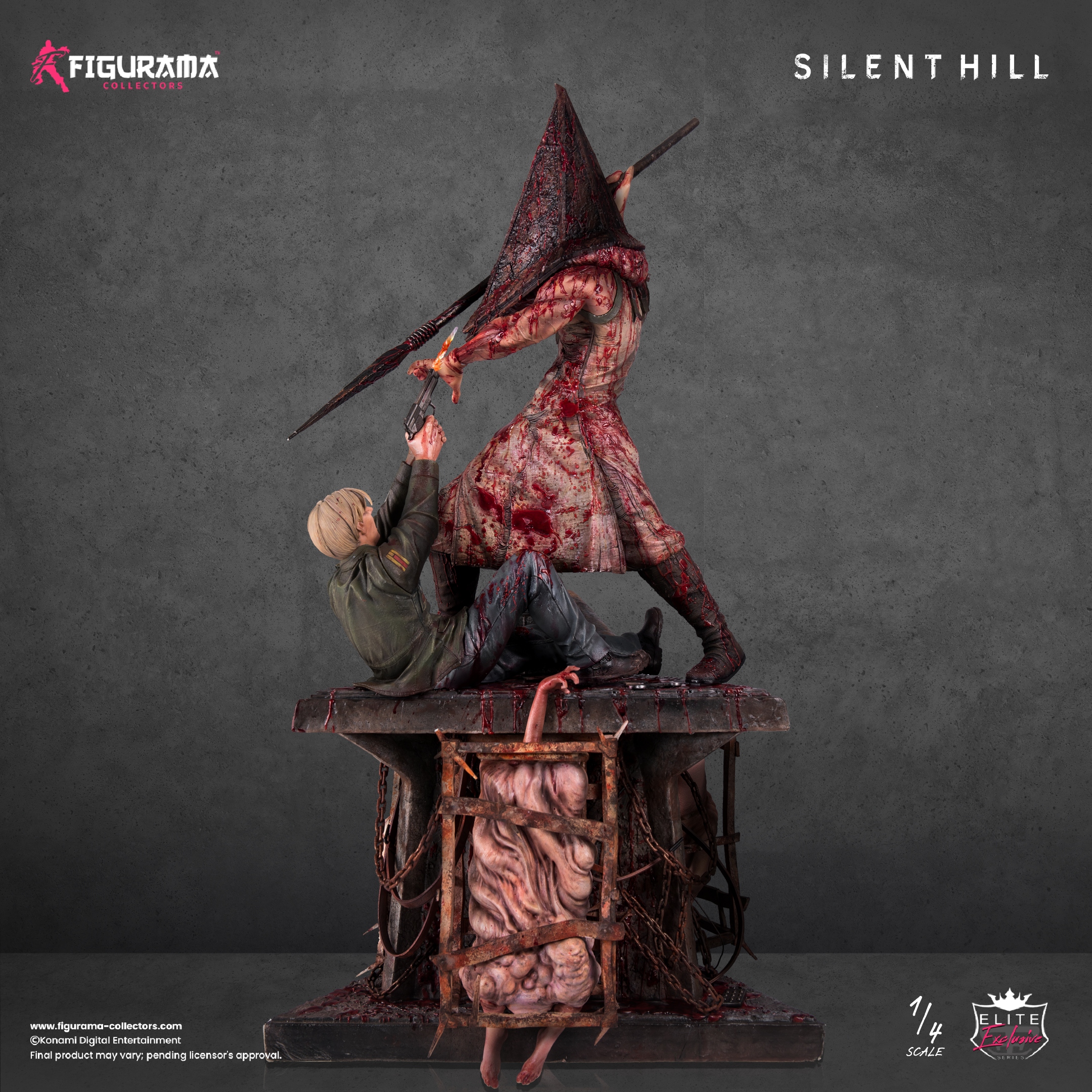 Silent Hill 2 - James Sunderland - Red Pyramid Thing - Elite Exclusive Statue - 1/4 (Figurama Collectors) photo 16