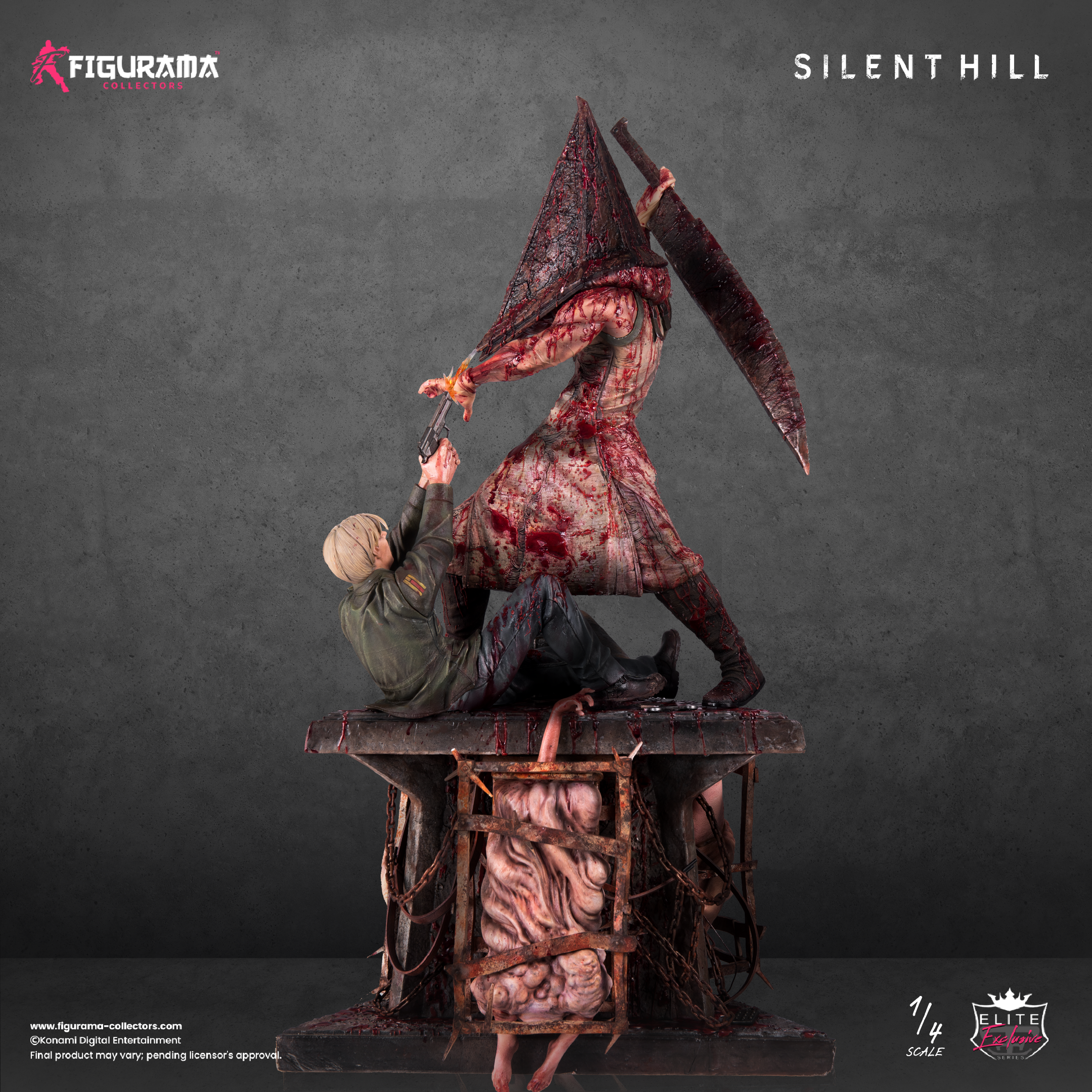 Silent Hill 2 - James Sunderland - Red Pyramid Thing - Elite Exclusive Statue - 1/4 (Figurama Collectors) photo 17