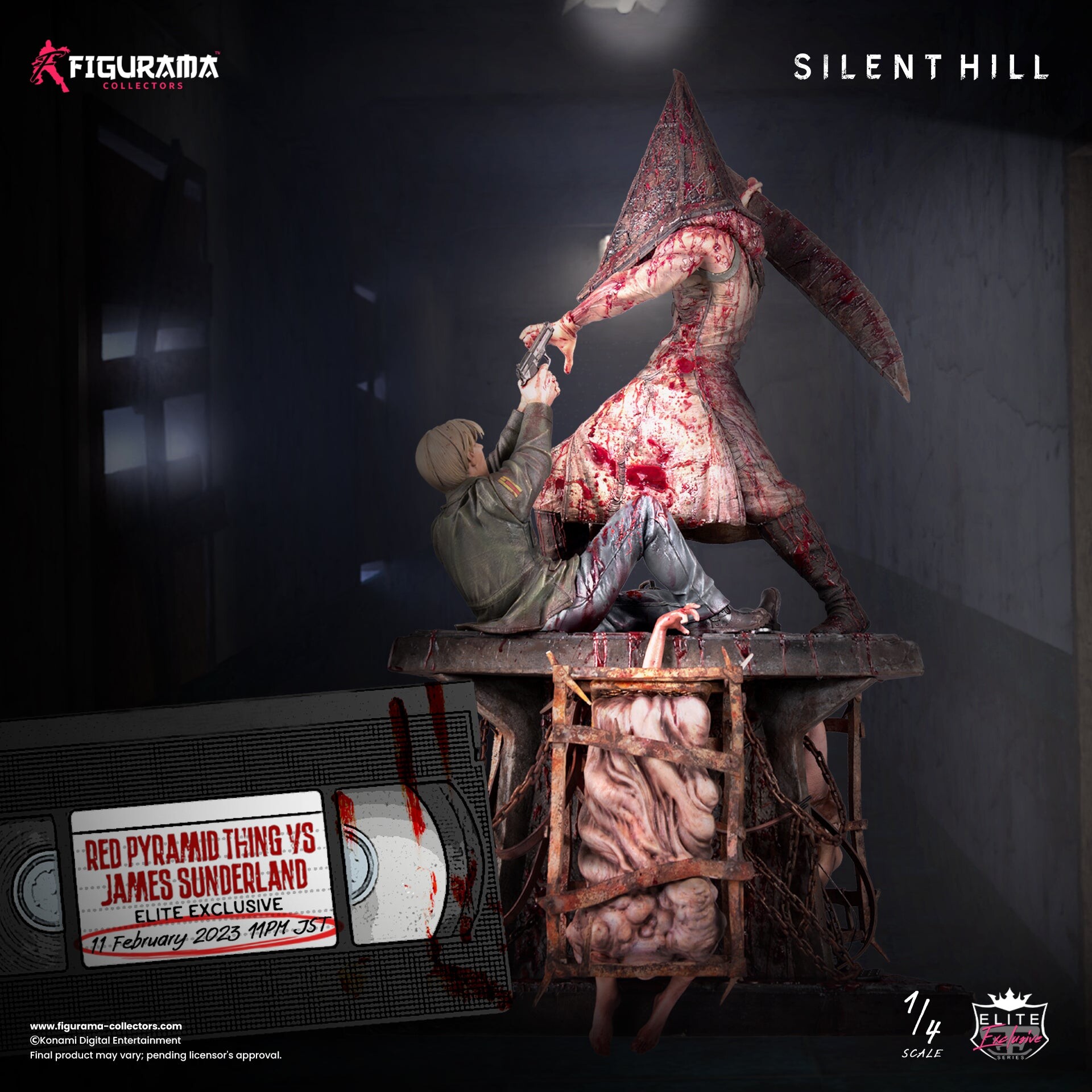 Silent Hill 2 - James Sunderland - Red Pyramid Thing - Elite Exclusive Statue - 1/4 (Figurama Collectors) photo 19