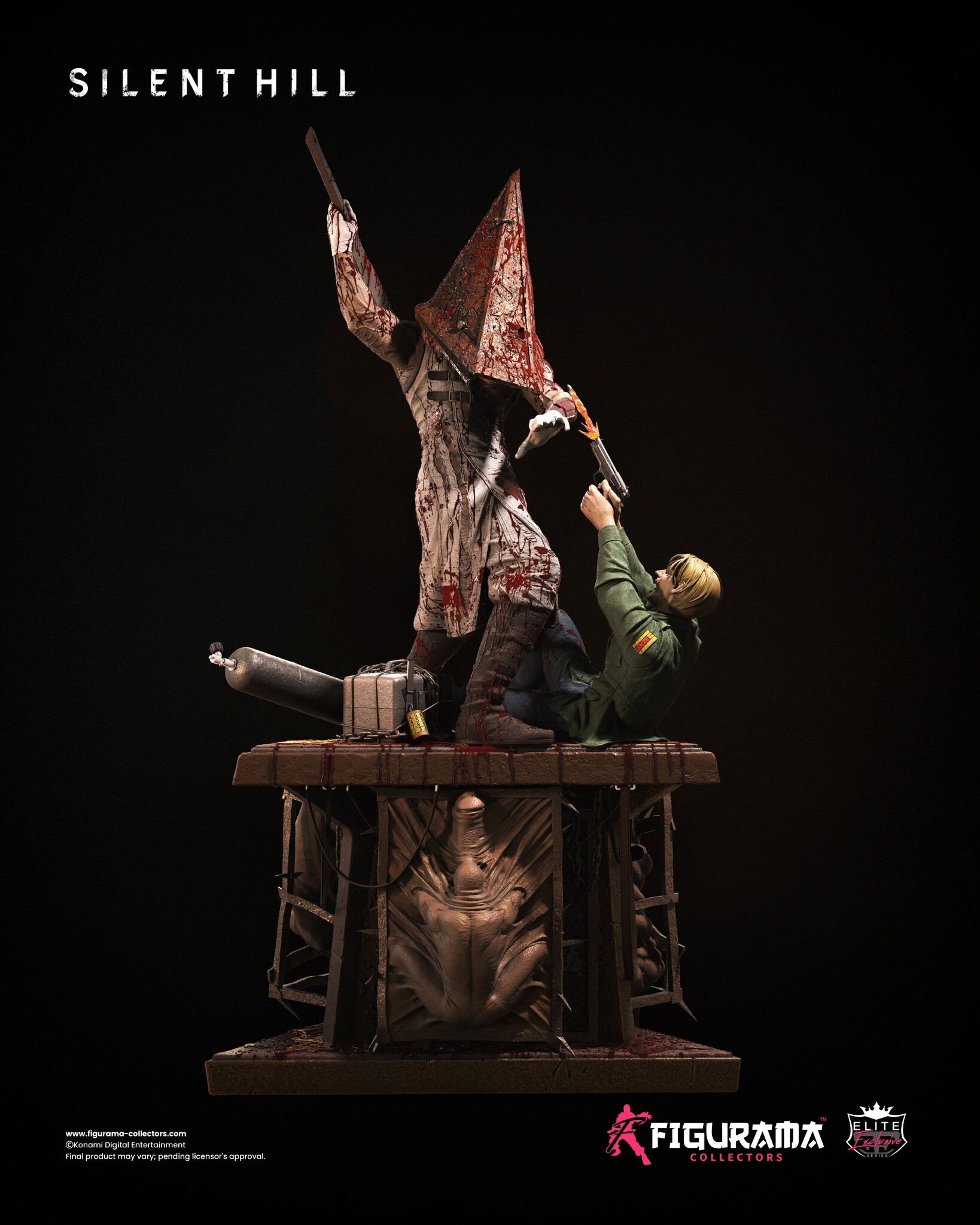Silent Hill 2 - James Sunderland - Red Pyramid Thing - Elite Exclusive Statue - 1/4 (Figurama Collectors) photo 23