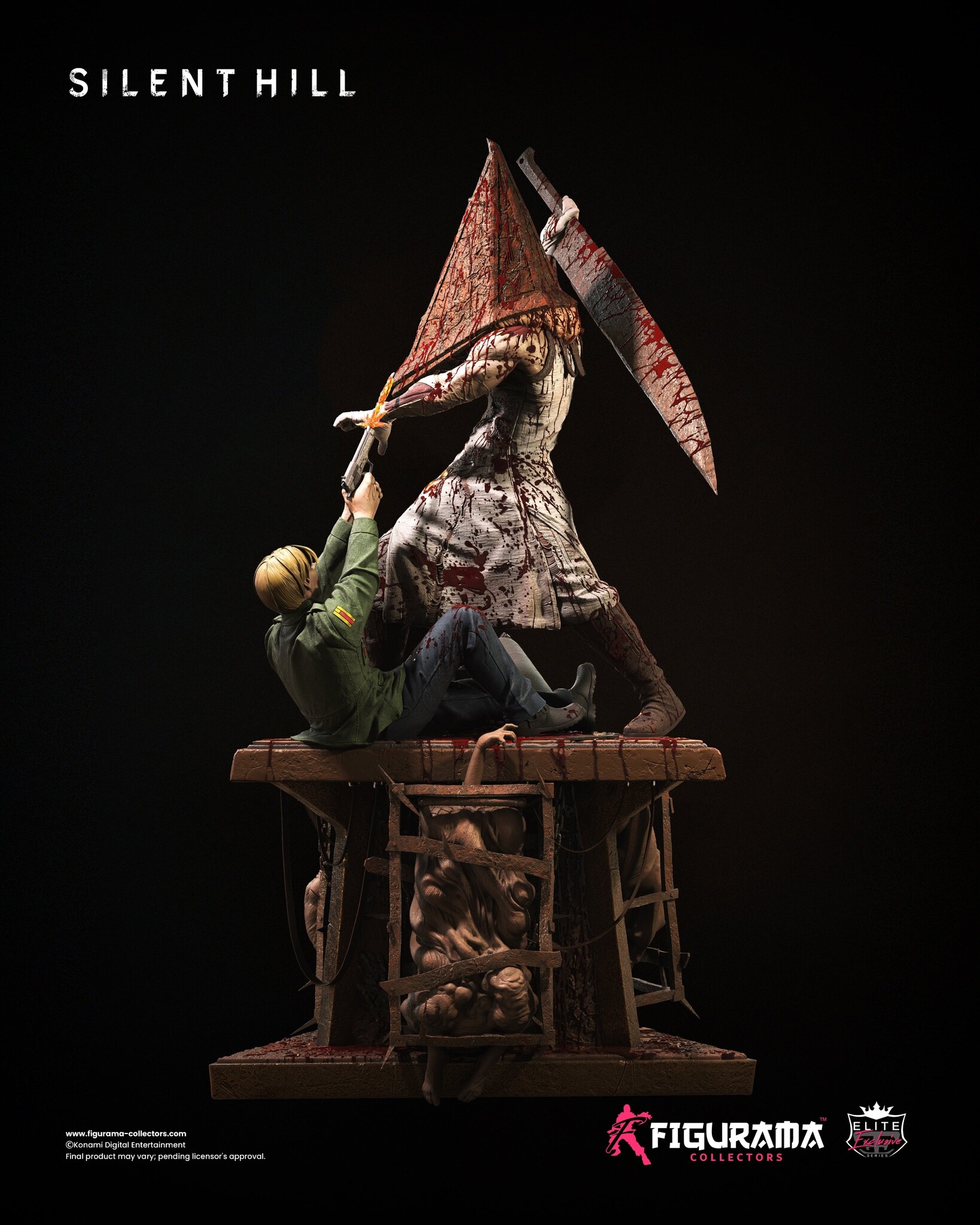 Silent Hill 2 - James Sunderland - Red Pyramid Thing - Elite Exclusive Statue - 1/4 (Figurama Collectors) photo 24