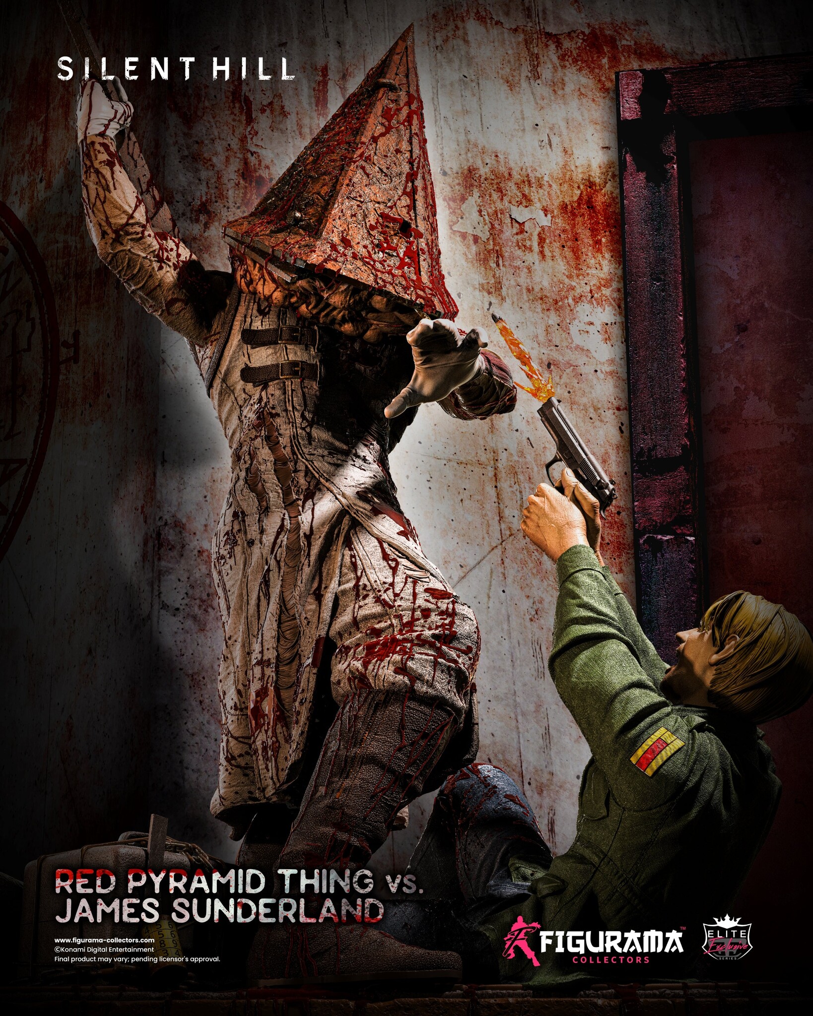 Silent Hill 2 - James Sunderland - Red Pyramid Thing - Elite Exclusive Statue - 1/4 (Figurama Collectors) photo 25