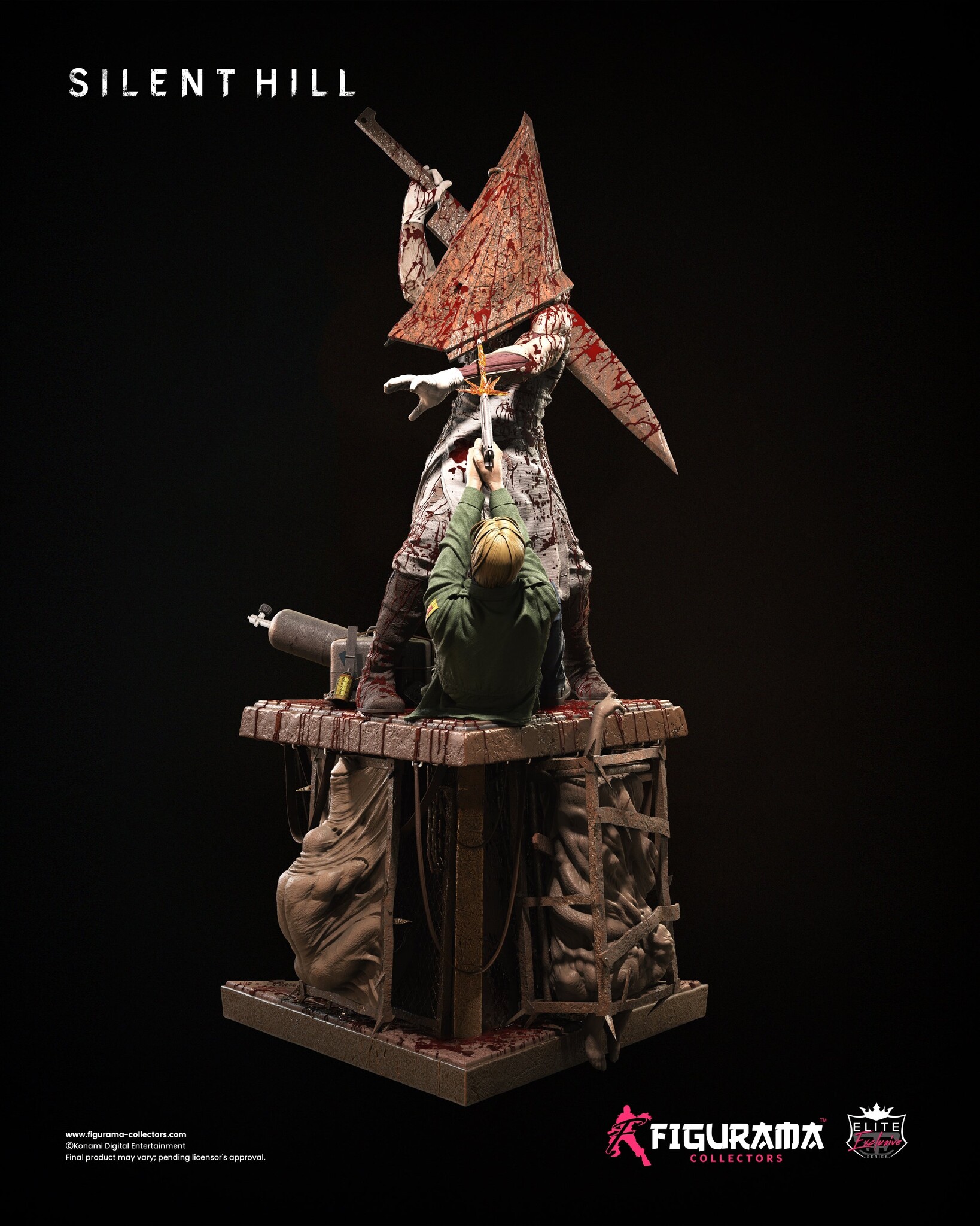 Silent Hill 2 - James Sunderland - Red Pyramid Thing - Elite Exclusive Statue - 1/4 (Figurama Collectors) photo 27