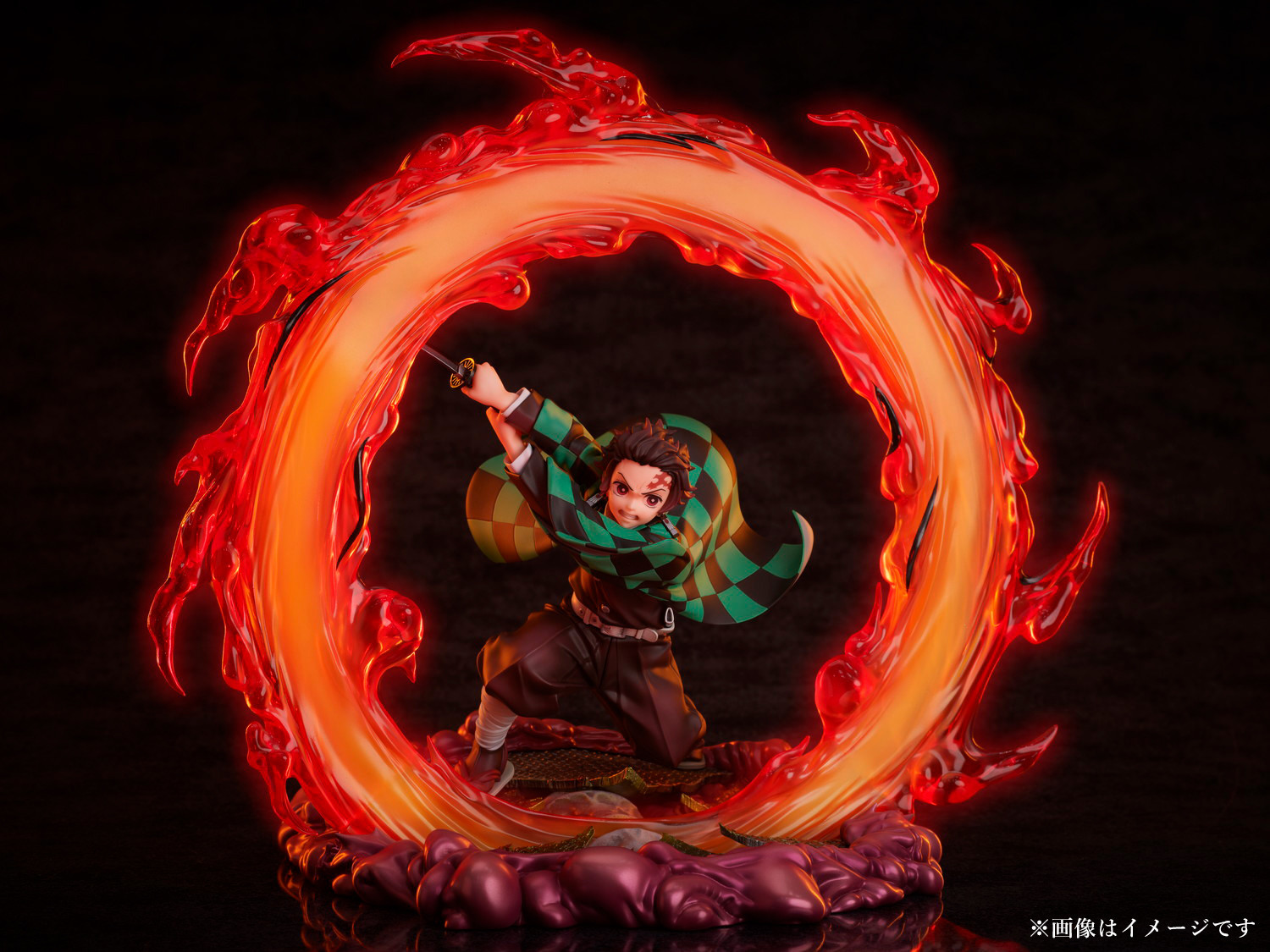 TV Anime Kimetsu no Yaiba Mugen Ressha Hen - Kamado Tanjirou - 1/8 - Hinokami Kagura Hekira no Ten (Aniplex, Wing) photo 2