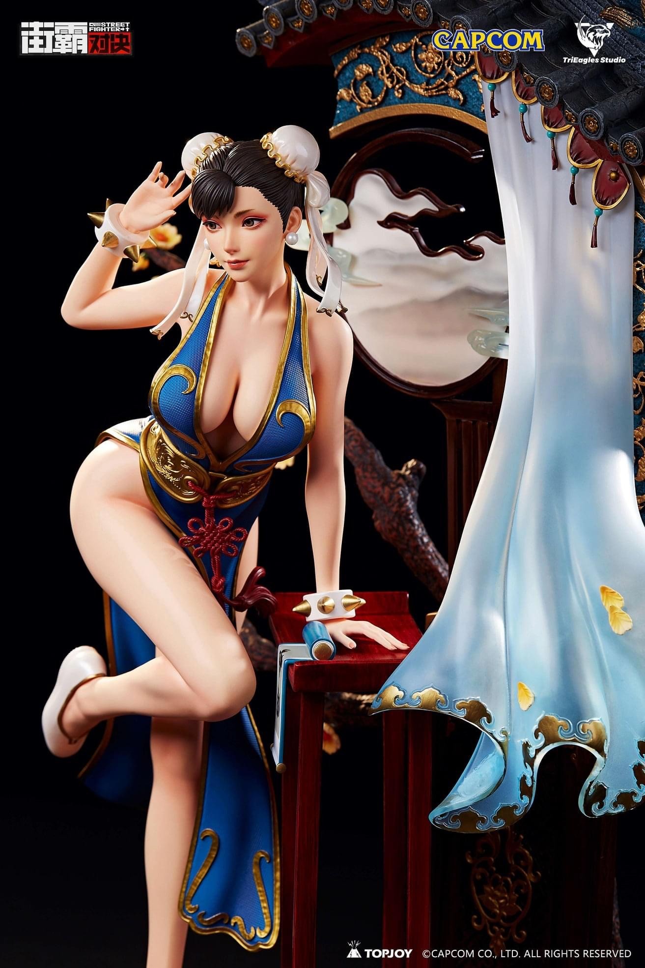 Street Fighter: Duel - Chun-Li - Crystal Series - 1/4 - Blue (TriEagles Studio) photo 4