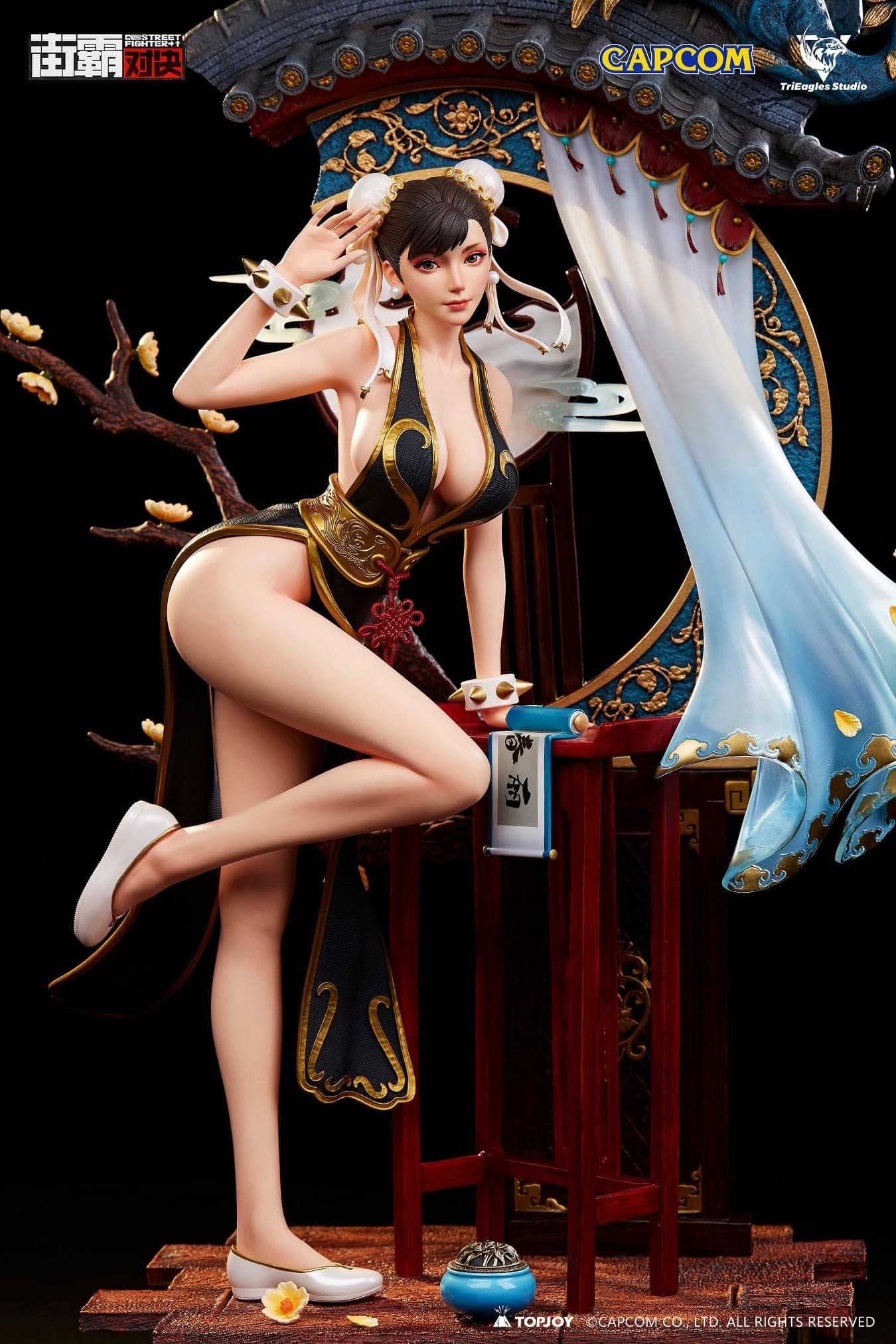 Street Fighter: Duel - Chun-Li - Crystal Series - 1/4 - Black (TriEagles Studio)