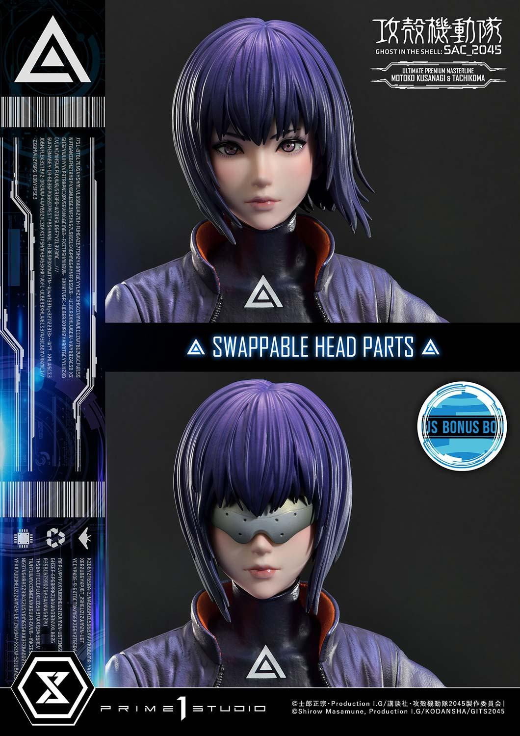 Koukaku Kidotai: SAC_2045 - Kusanagi Motoko - Tachikoma - Ultimate Premium Masterline  (UPMGITS-01S) - 1/4 - Bonus Version (Prime 1 Studio) photo 35
