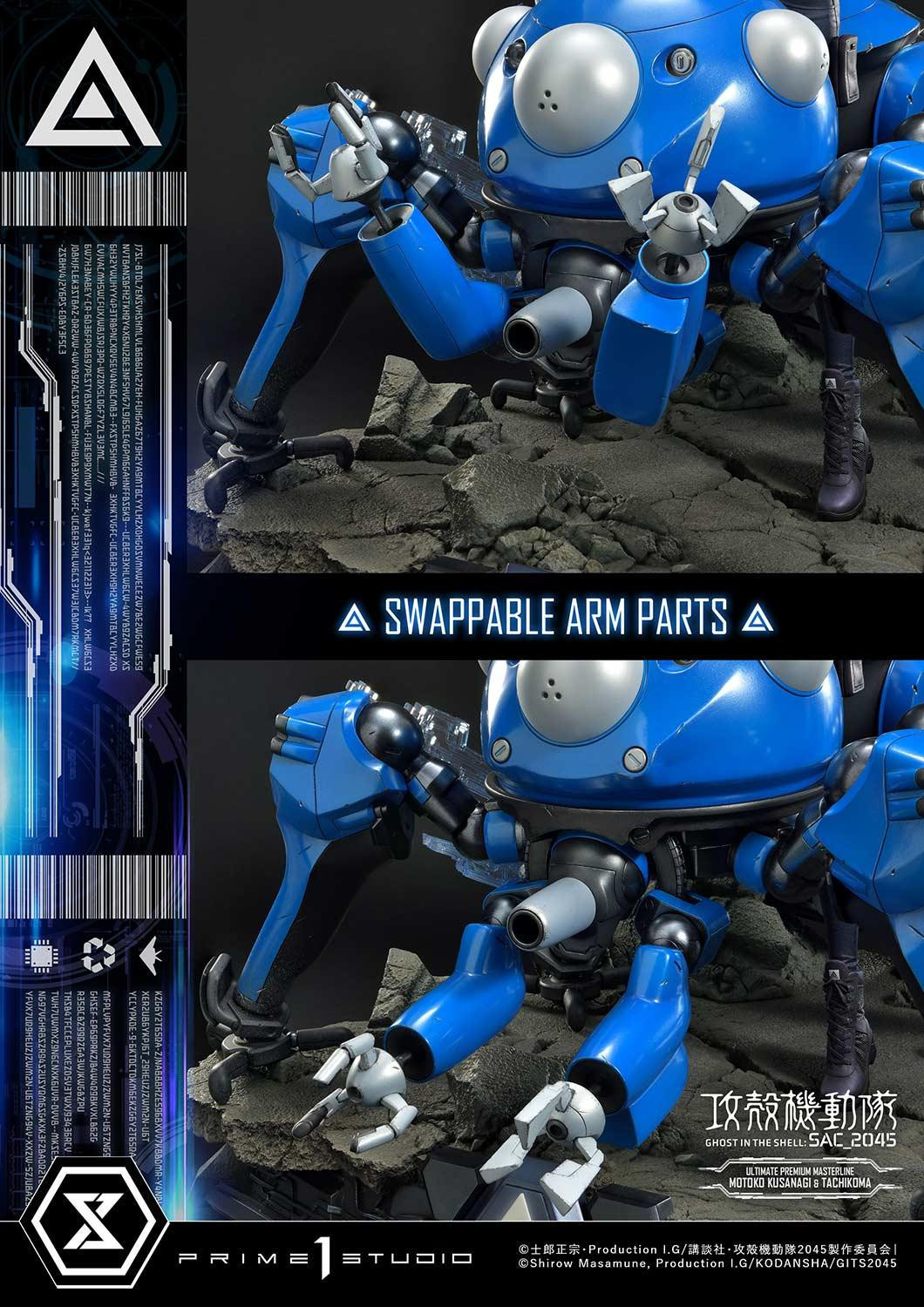 Koukaku Kidotai: SAC_2045 - Kusanagi Motoko - Tachikoma - Ultimate Premium Masterline  (UPMGITS-01S) - 1/4 - Bonus Version (Prime 1 Studio) photo 44