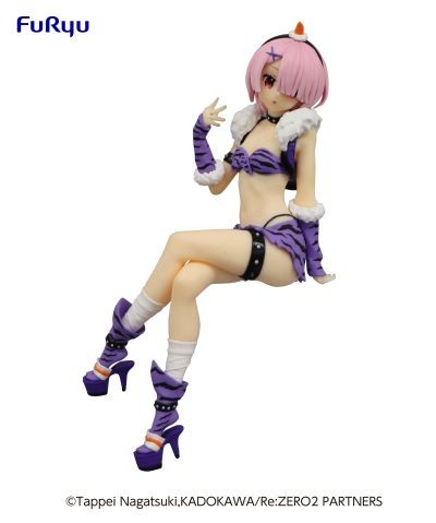 Re:Zero kara Hajimeru Isekai Seikatsu - Ram - Noodle Stopper Figure - Oni Ishou, Another Color ver. (FuRyu)