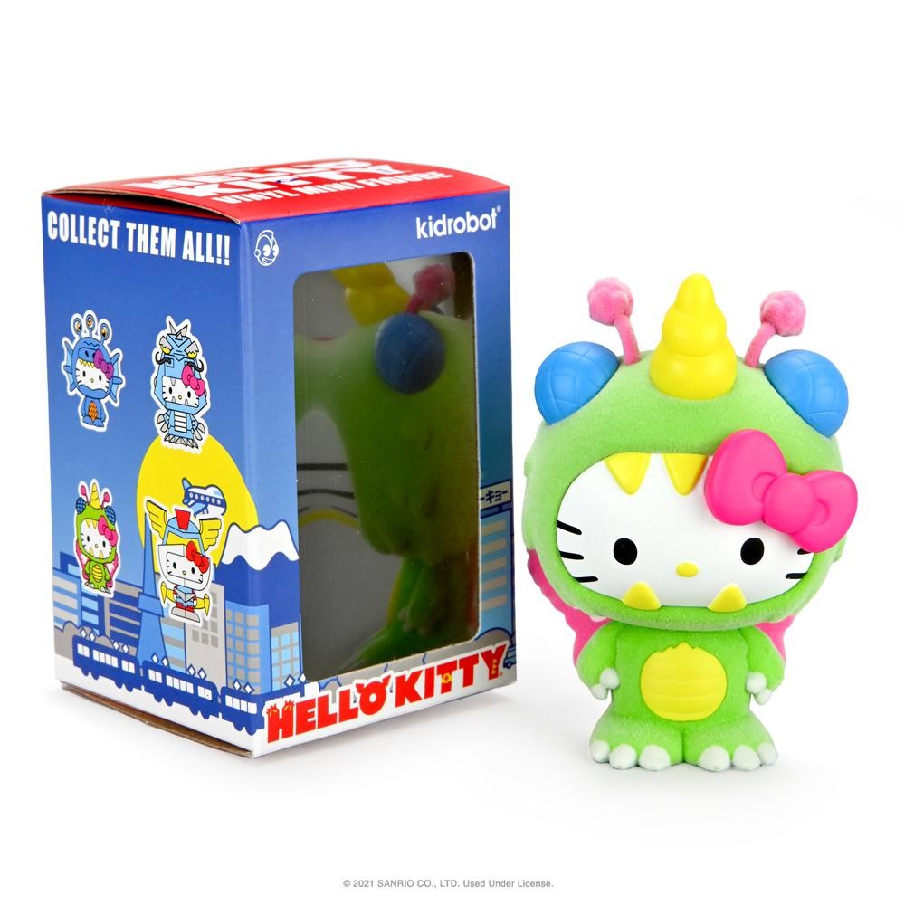 Hello Kitty - Hello Kitty Kaiju 3" Collectible Vinyl Figures - kidrobot x Sanrio - Unibee, Green (Kidrobot) photo 11