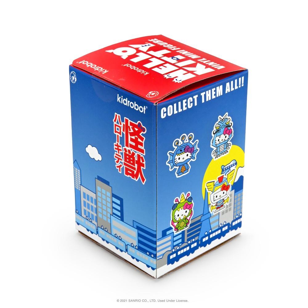 Hello Kitty - Hello Kitty Kaiju 3" Collectible Vinyl Figures - kidrobot x Sanrio - Kitzilla, Frost (Kidrobot) photo 3